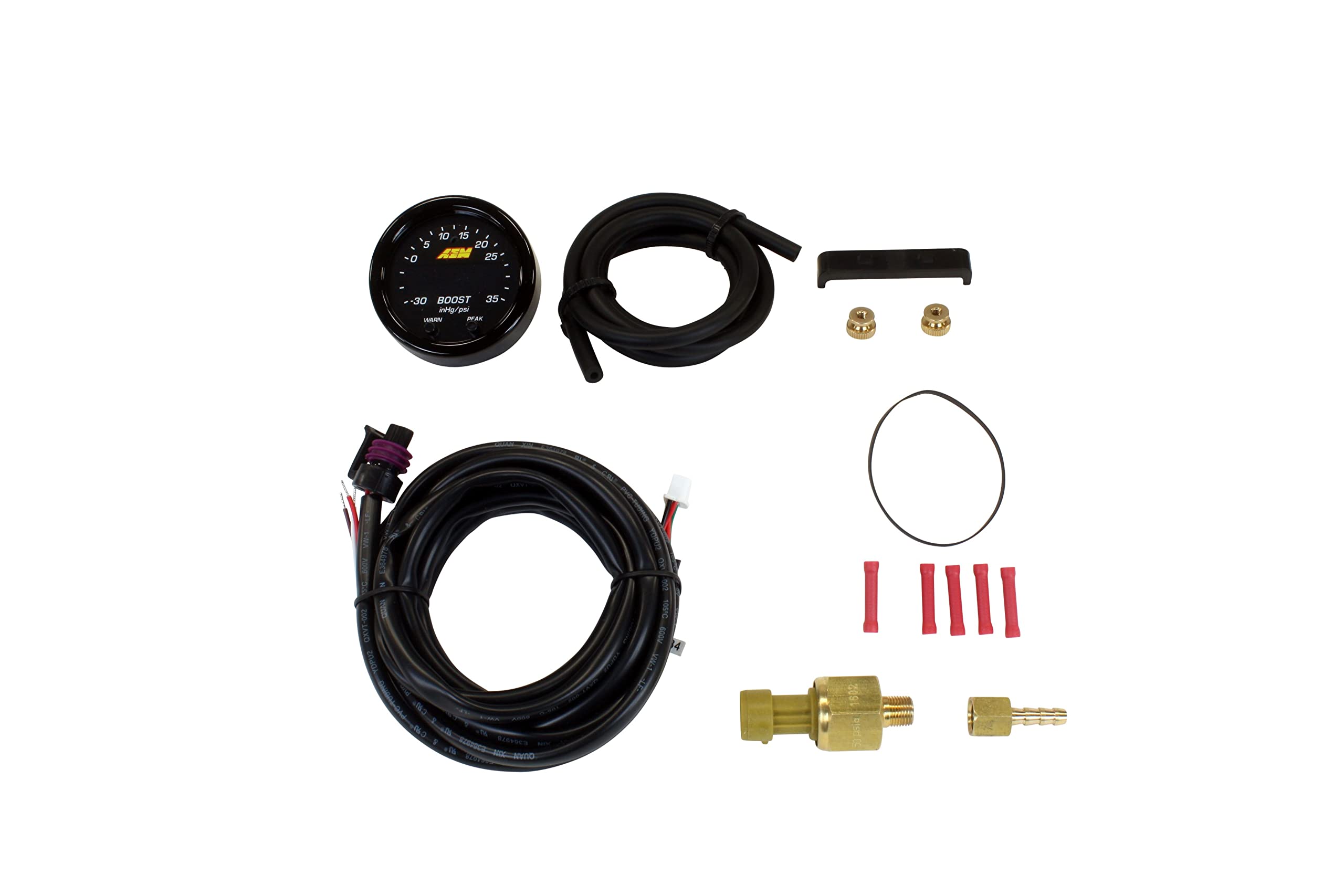 Aem 30-0306 X-Series Boost Pressure Gauge 52Mm, Black