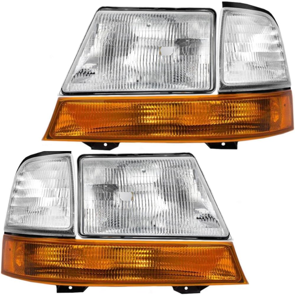 EPIC LIGHTING OE Spec Headlights Signal Lights Compatible with FORD 98-00 RANGER - 4-Piece Combo