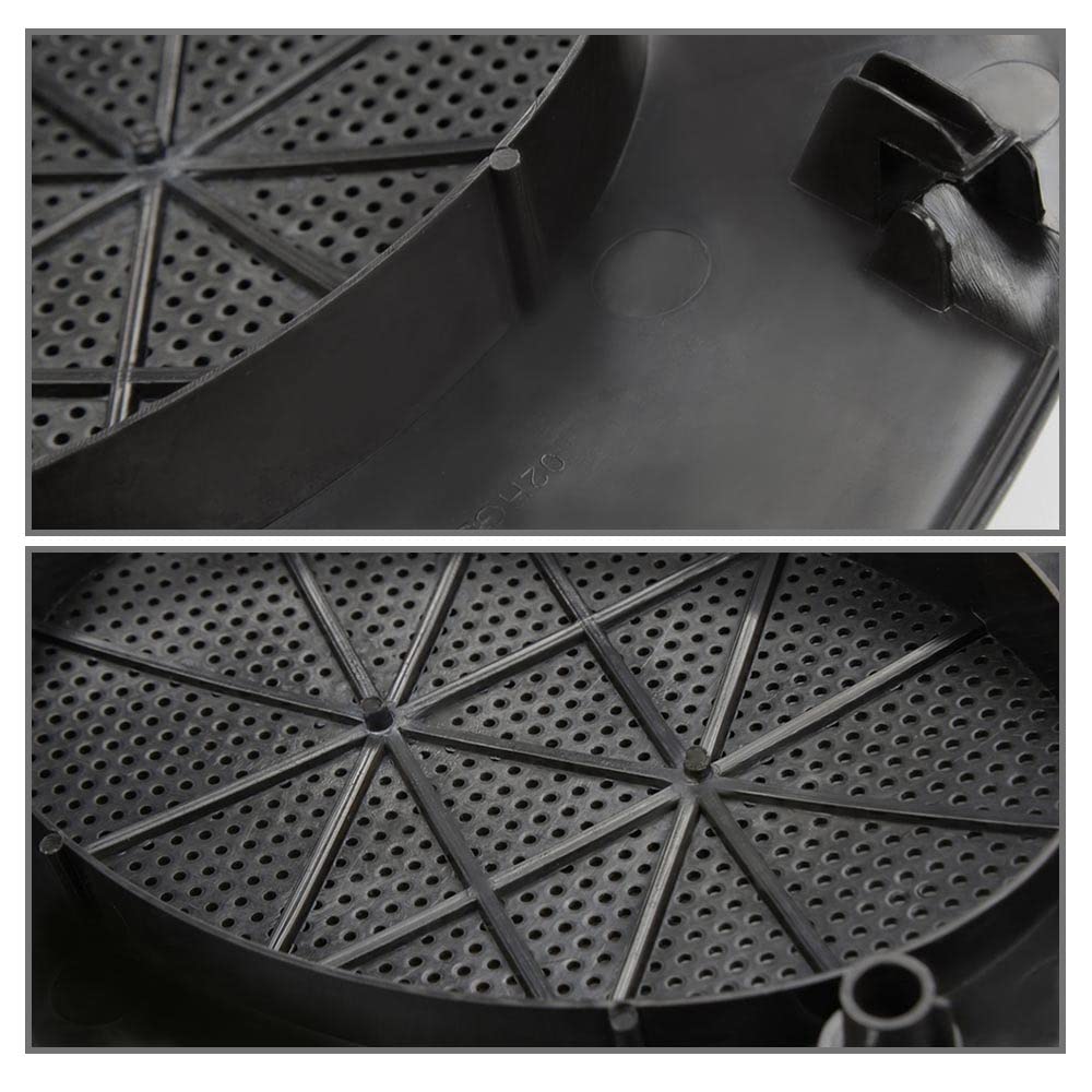 PIT66 Dash Defrost Vent Cover Panel & Speaker Grille Set for 1998-2005 Chevy S10, Black, Plastic, 3 Pcs