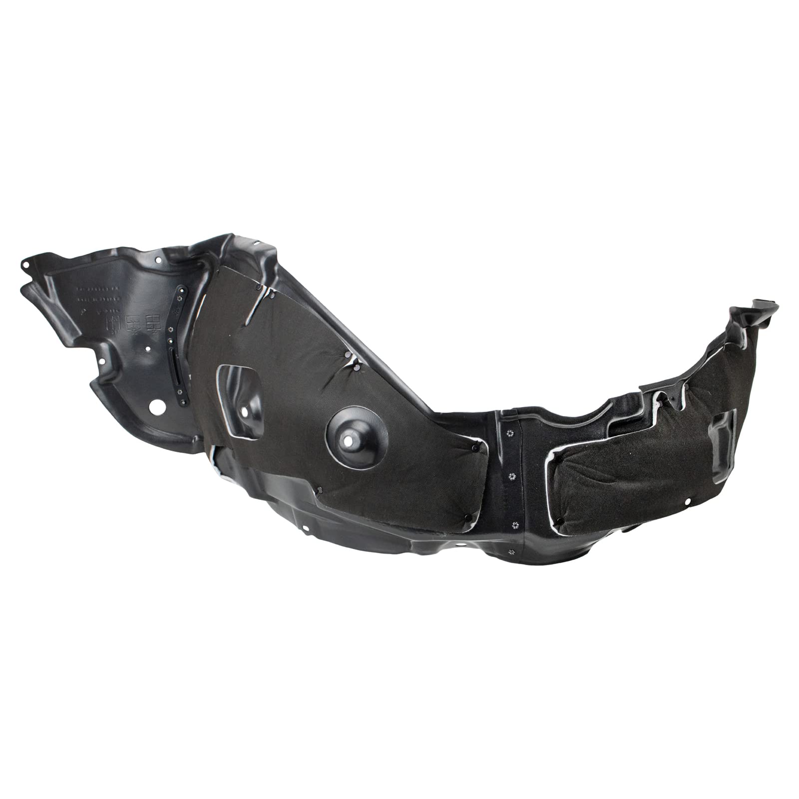Trq Front Inner Fender Liner Set Compatible With 2011-2013 Lexus Is250 Is350 Lx1248116 Lx1249116
