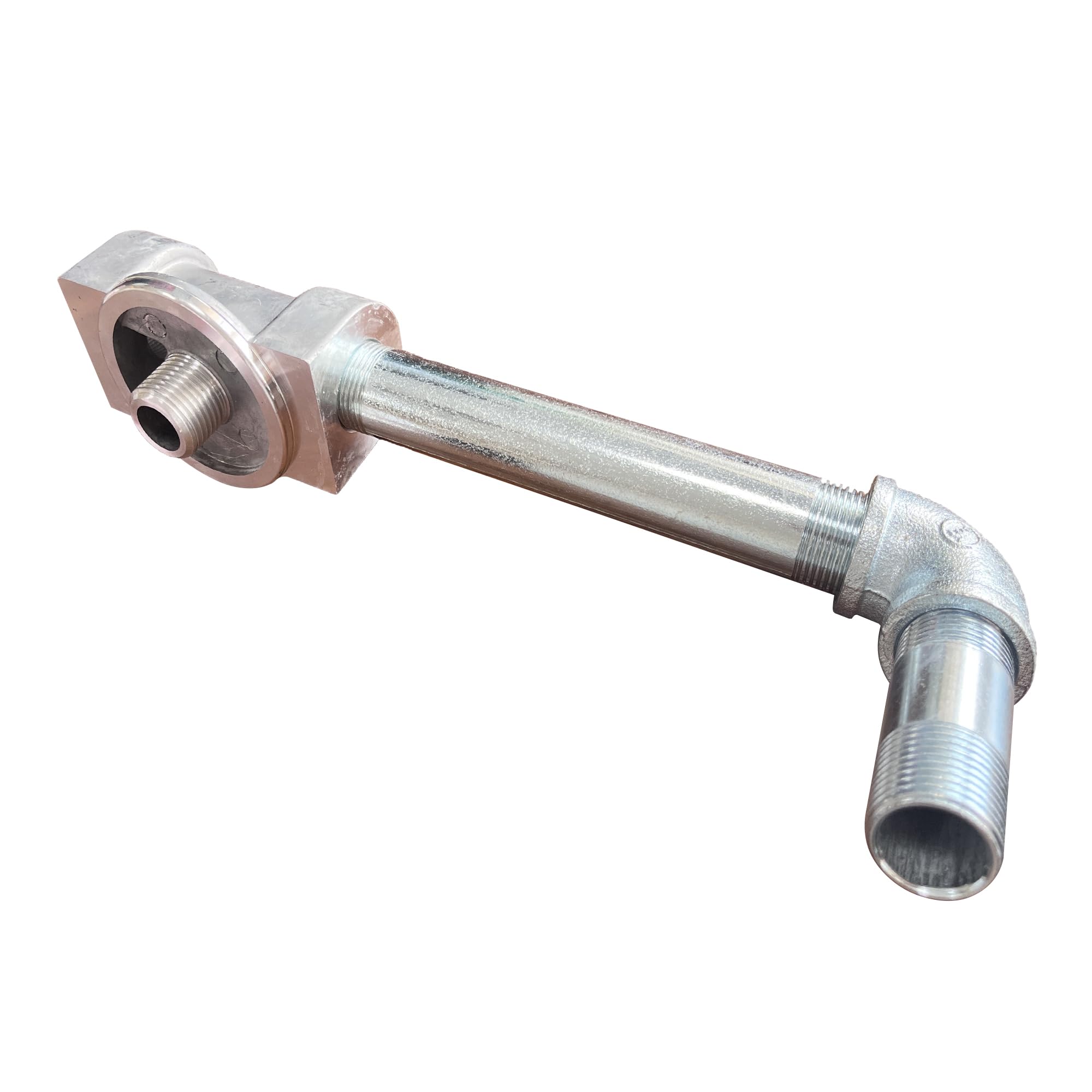 Ifjf 1200Ktg9075 Fuel Filter Head With 3/4    St Elbow And 3/4 X 7    Aluminum Nipple Replacement For 1200Ktf7018 Fuel Filter