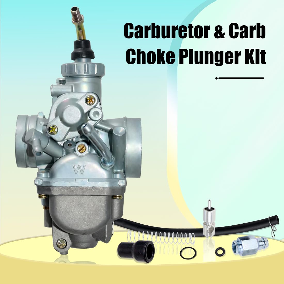 Oriental Power Carburetor for Yamaha TTR125 2000-2007, Model 1101, Includes Choke Plunger Kit