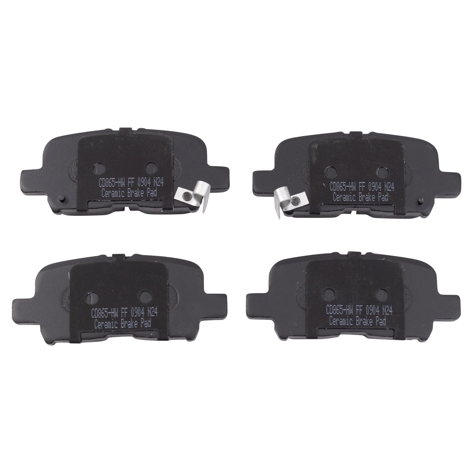 TRQ Rear Brake Pads Ceramic Compatible with 2001-2006 Acura MDX 2002-2004 Honda Odyssey 2003-2008 Pilot