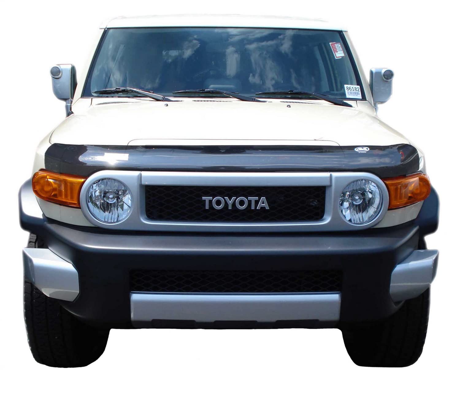 Auto Ventshade [Avs] Bugflector Ii / Hood Shield | Fits 2007 - 2014 Toyota Fj Cruiser, 1 Pc. | Dark Smoke - 25139