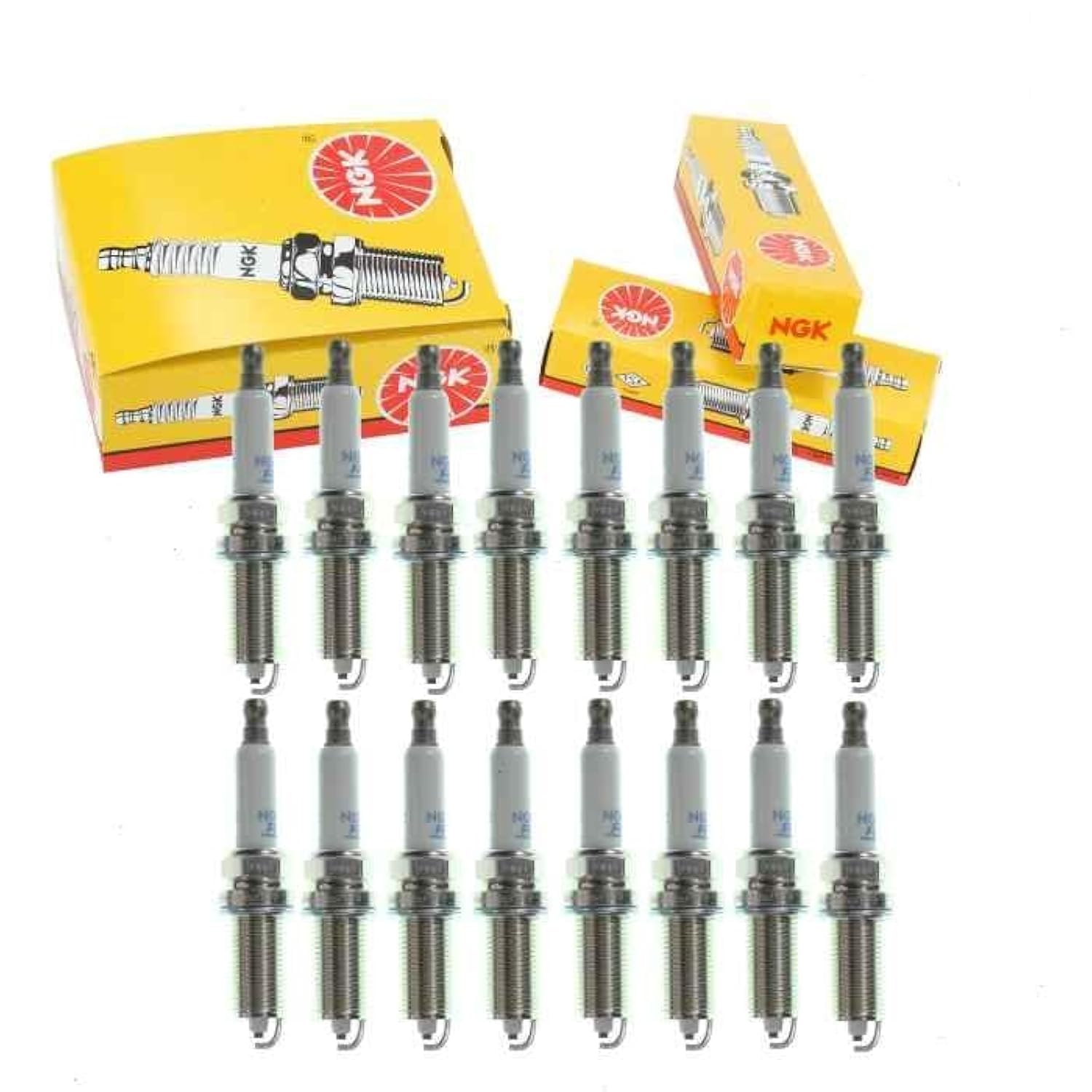 16 pc NGK Standard Spark Plugs compatible with Dodge Durango 5.7L V8 2009-2017