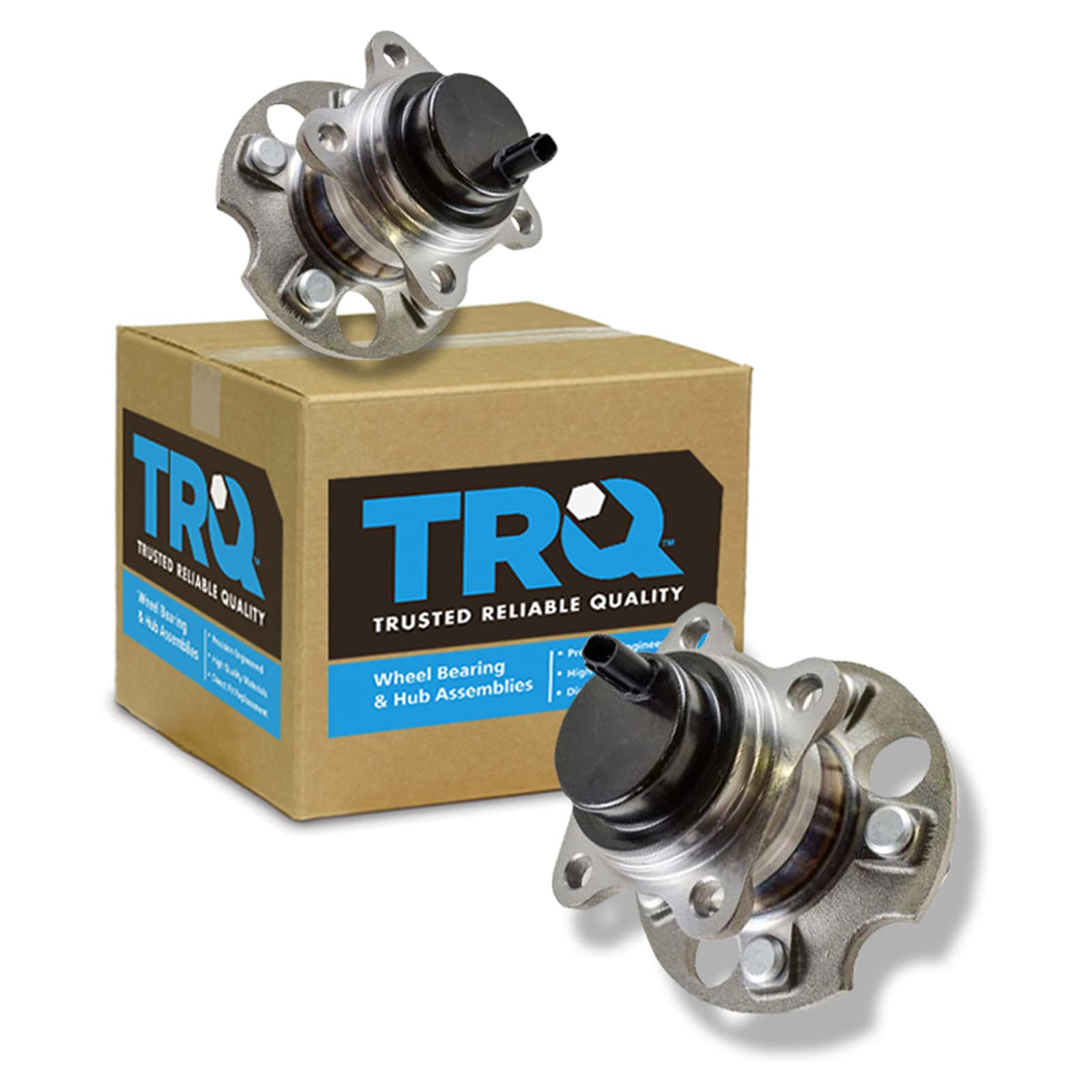 Trq Rear Wheel Hub Bearings Assembly Set Compatible With 2004-2006 Lexus Rx330 2007-2009 Rx350 2006-2008 Rx400H 2004-2007 Toyota