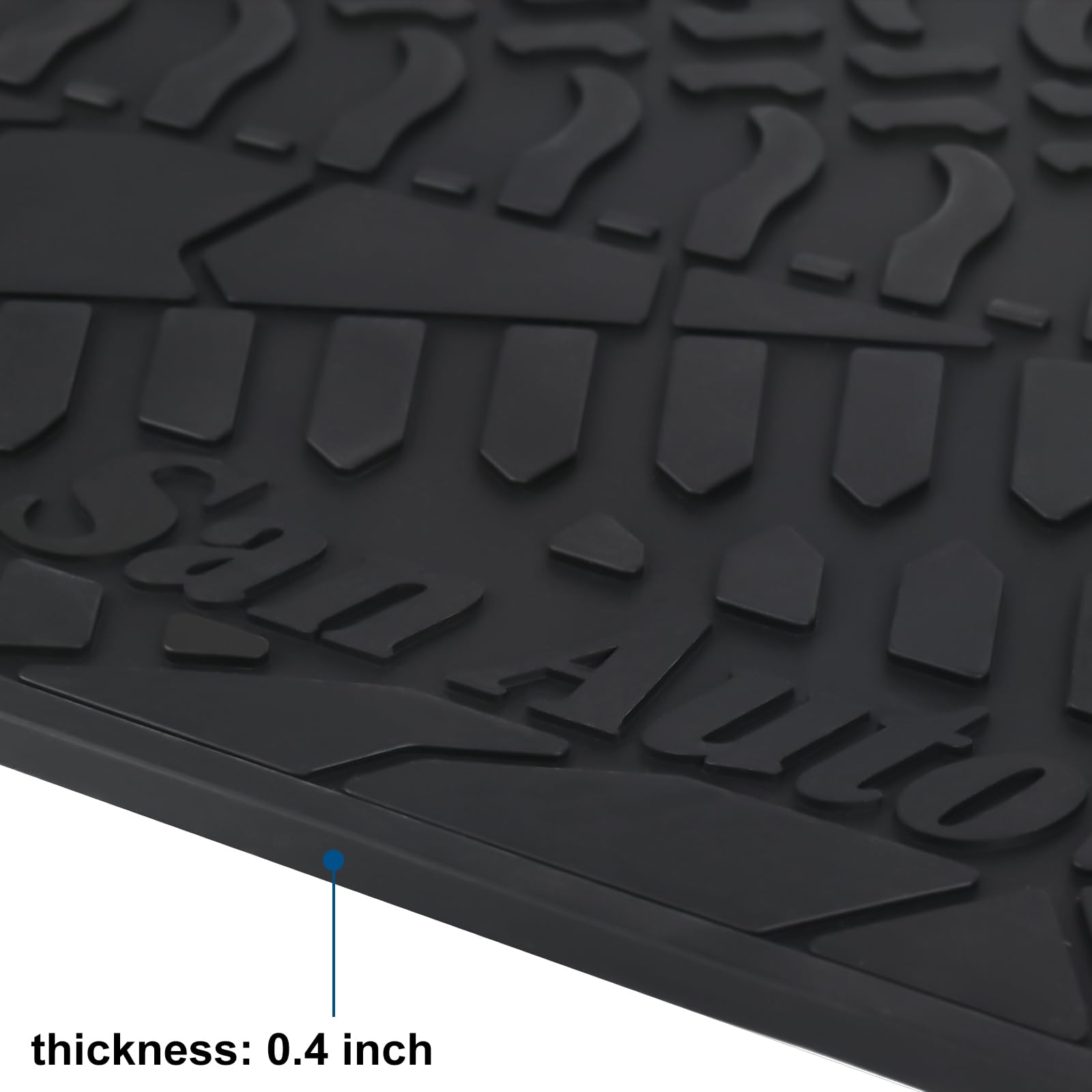 San Auto Car Floor Mat For Jeep Wrangler Jl 4X4 Door Sahara Rubicon 2018 2019 2020 2021 2022 2023 2024 2025 Custom Fit Full Blac