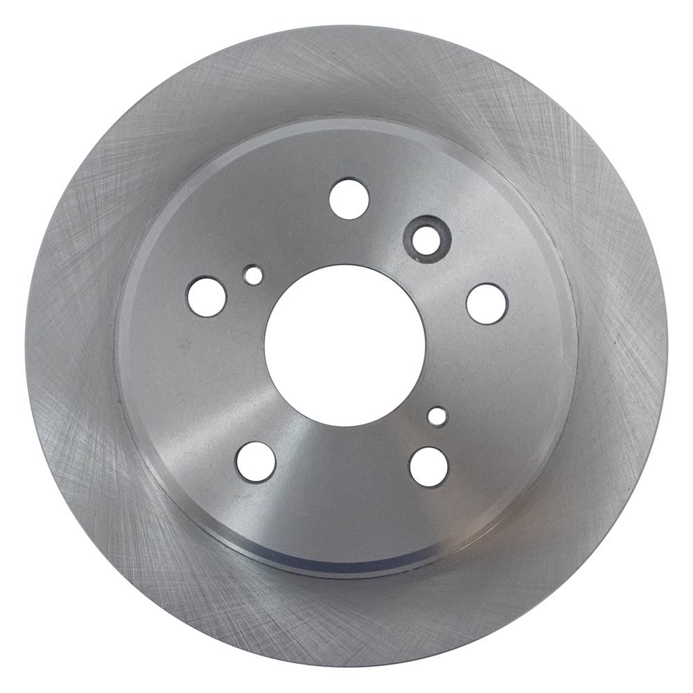 Trq Rear Brake Rotors Set Solid Compatible With 1995-1999 Toyota Avalon