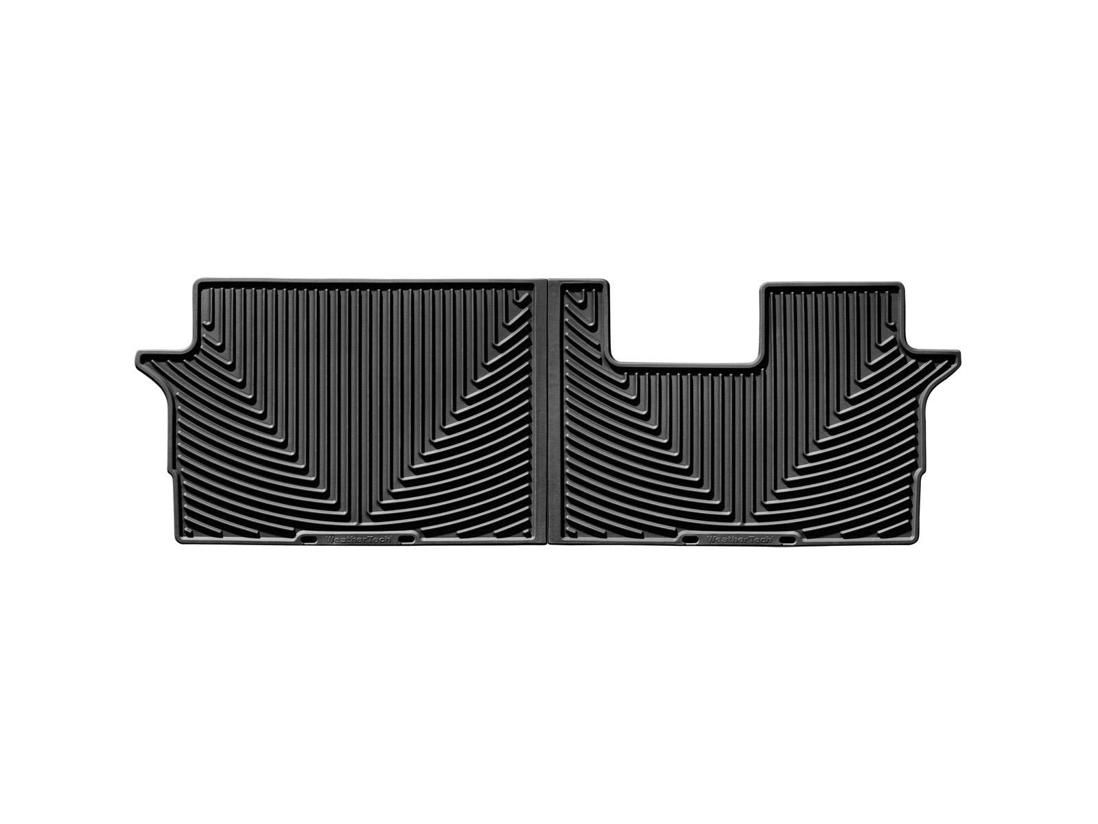 Weathertech All-Weather Floor Mats For Honda Pilot - 3Rd Row (W153), Black