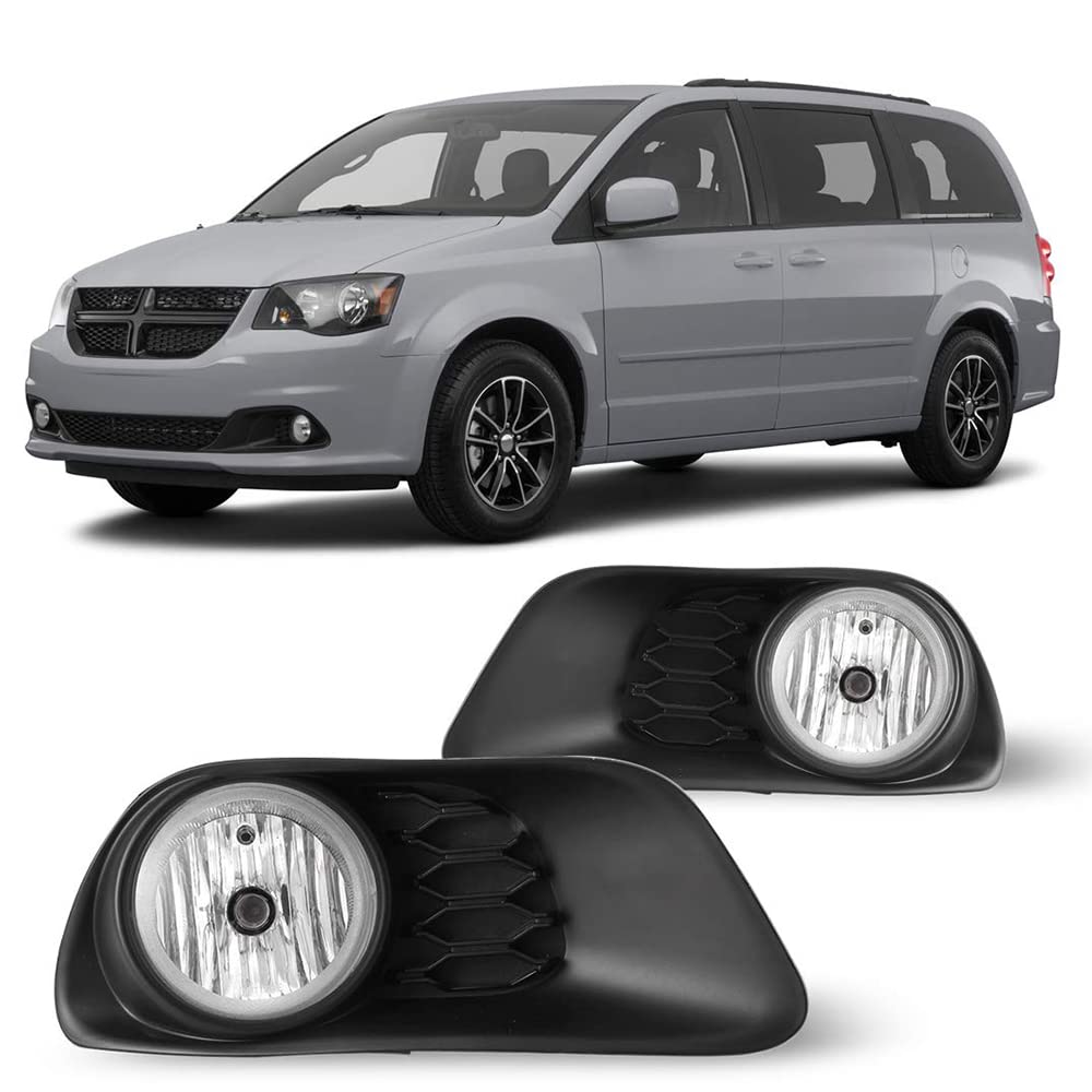 Winjet WJ30-0426-09 OEM Series for [2011-2017 Dodge Grand Caravan] Driving Fog Lights + Switch + Wiring Kit