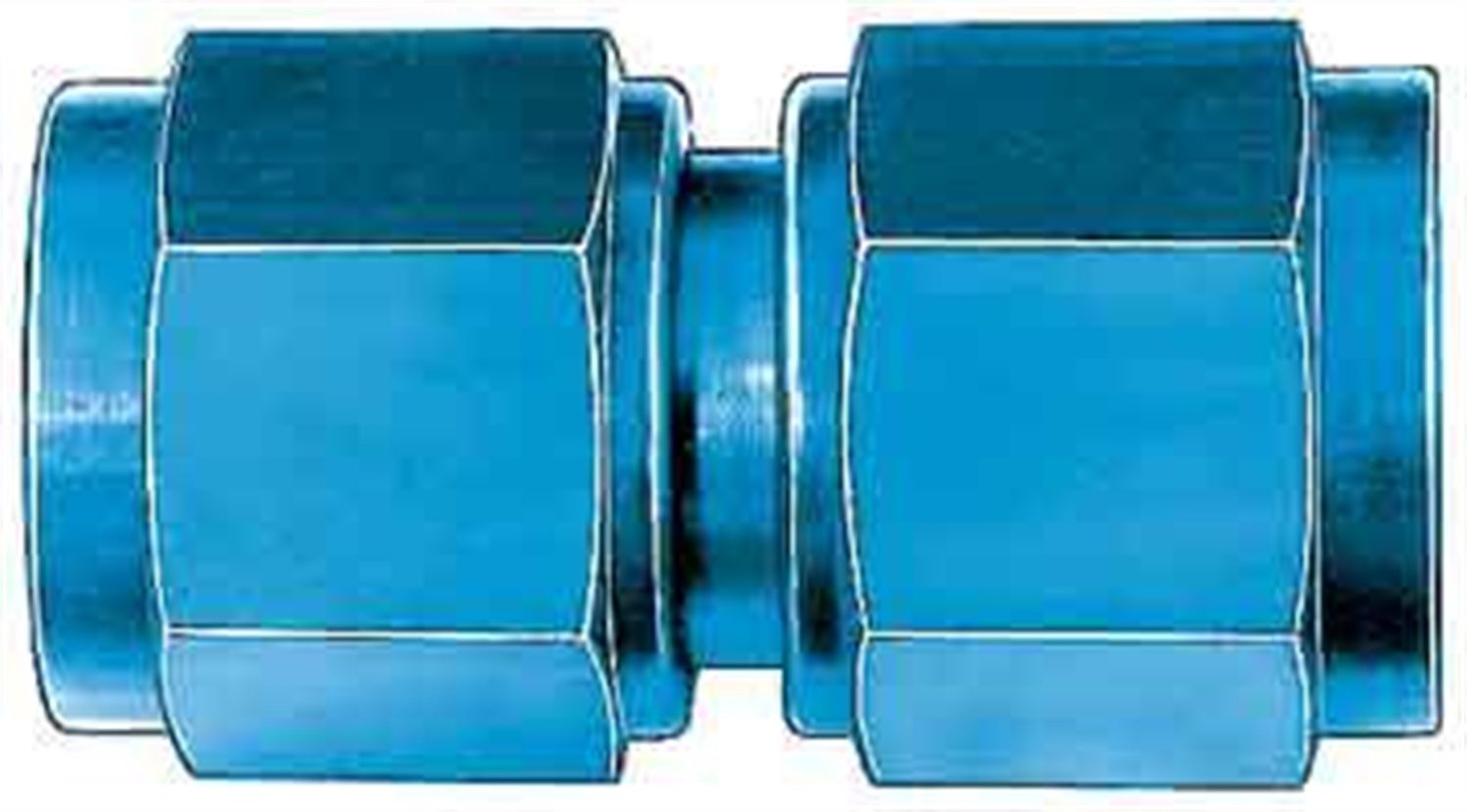 Aeroquip Fcm2914 Blue Anodized Aluminum -04An Female Flare Swivel Adapter