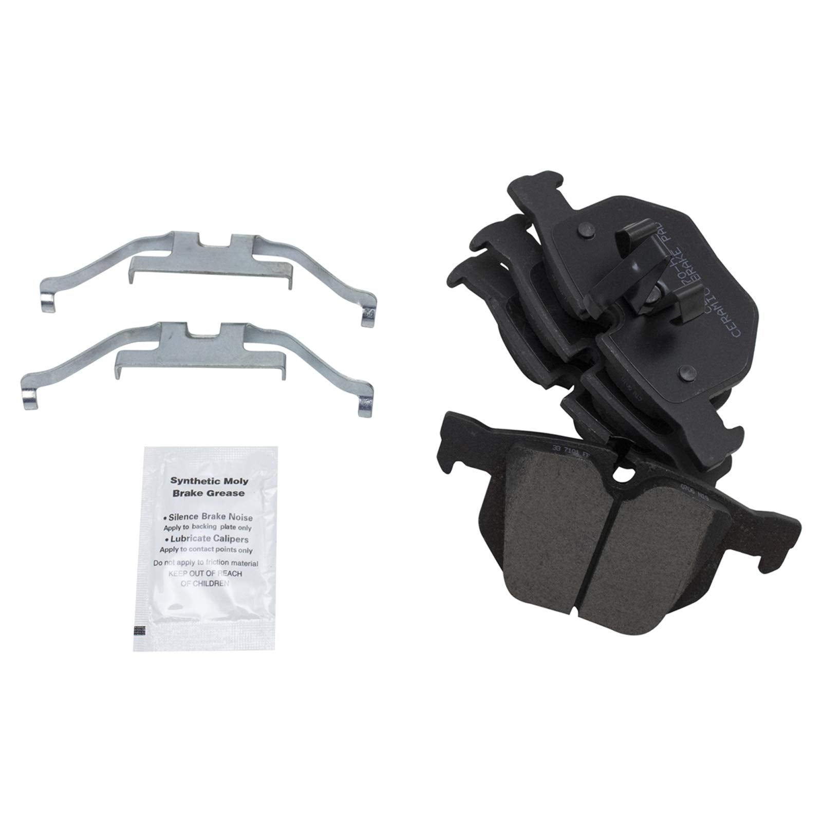 Trq Rear Brake Pad & Rotor Kit Compatible With 2006-2014 Bmw