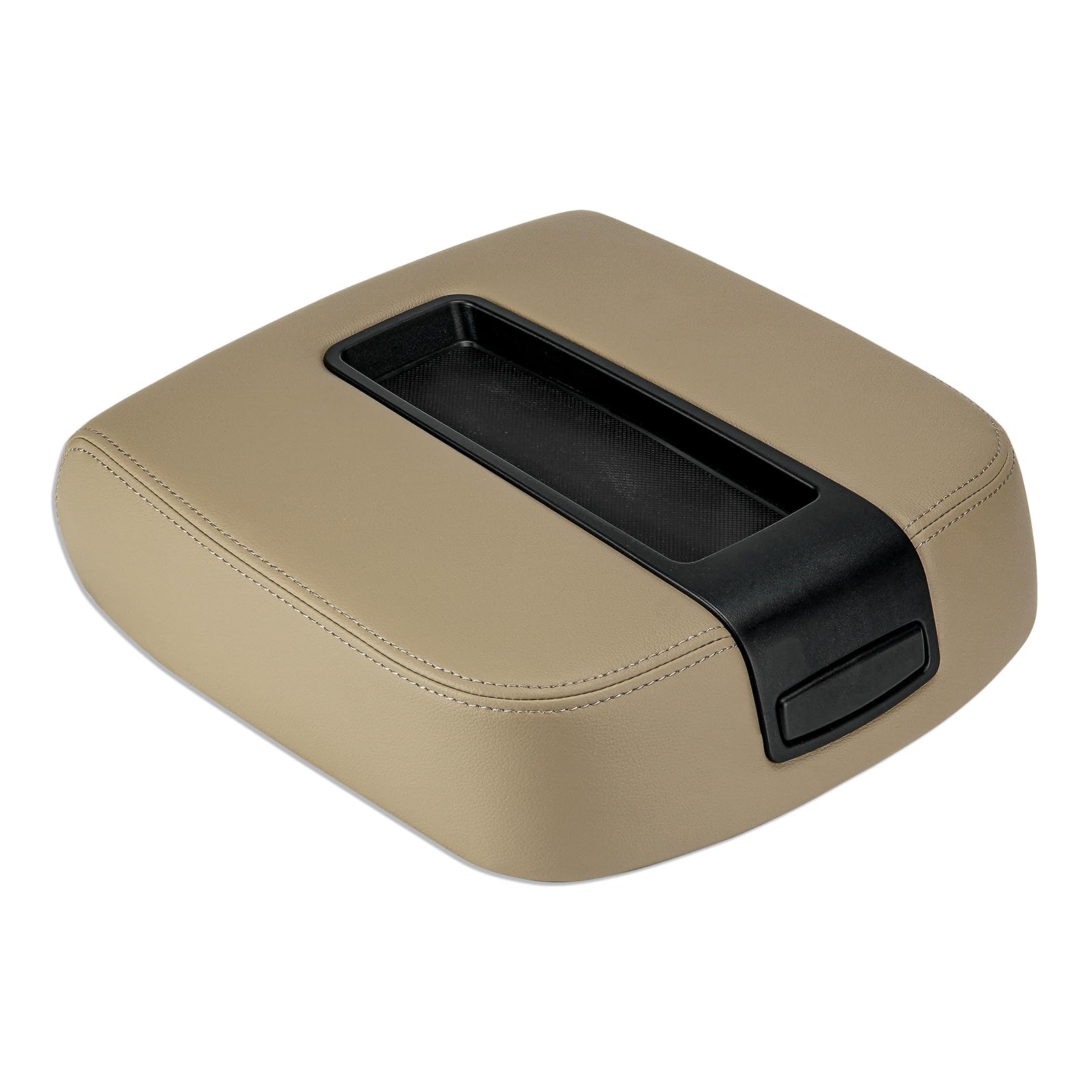 ILONPA Beige Center Console Armrest Lid Box Cover Fits for 2007-2014 Chevy Silverado Avalanche Tahoe Suburban, GMC Sierra Yukon 