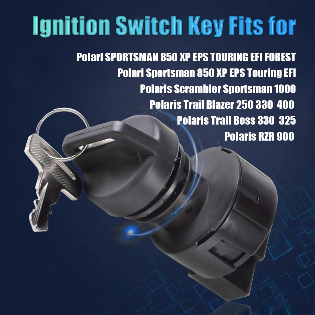 Ignition Switch Key Fits For Polaris Trail Blazer 250 330 400 Trail Boss 325 330 Polari Sportsman 850 Xp Eps Touring Efi Polaris