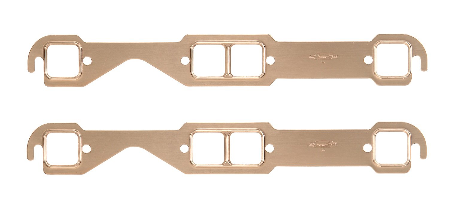 Mr. Gasket 7151Mrg Copper Seal Medium Race Square Port Exhaust Gasket
