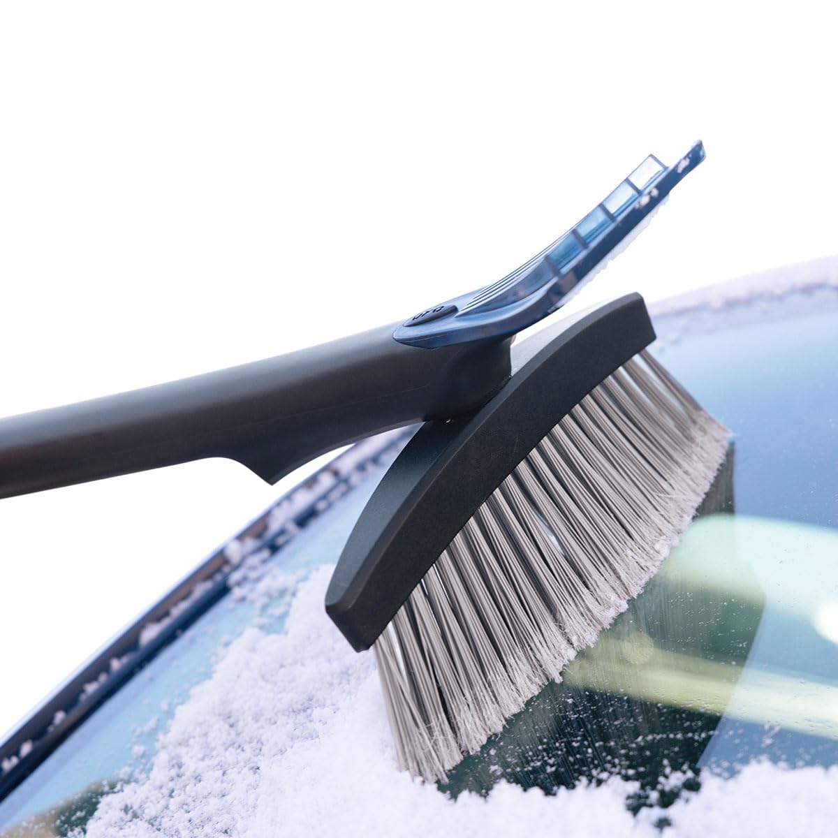 OXO Good Grips Extendable Twister Snow Brush & Ice Scraper, Plastic, Black, Model 1278000