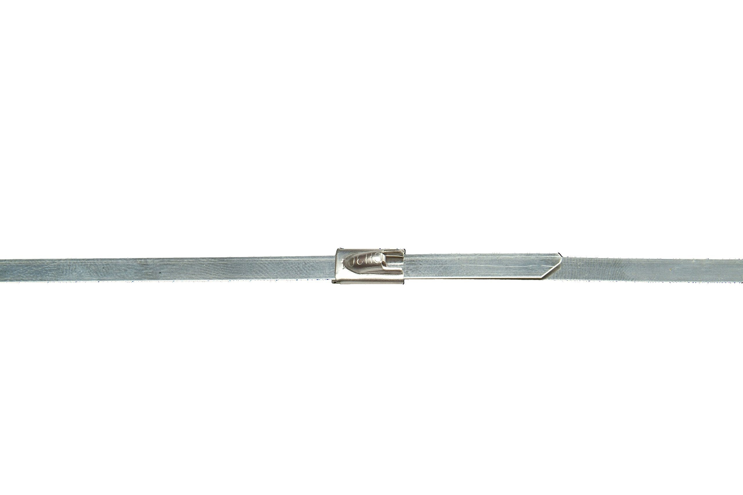 Dei Stainless Steel Exhaust Locking Ties, 8 Inch Long 9 Pack (2 Inch Diameter)