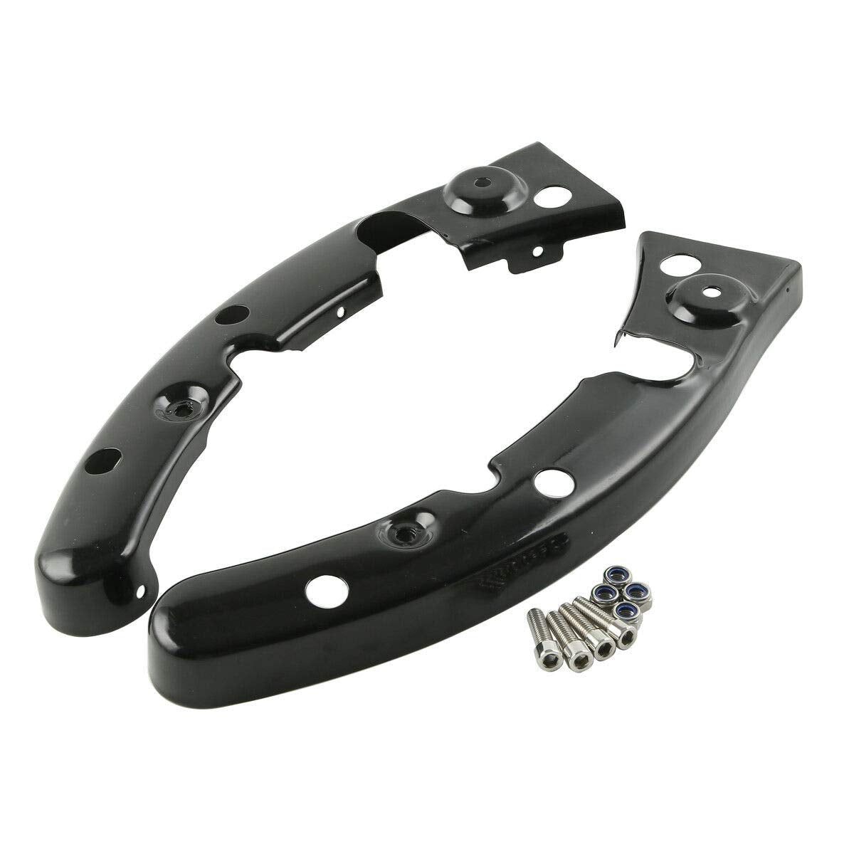 TCT-MOTORPARTS Rear Fender Strut Cover for Harley Touring 2009-2013, Black Iron