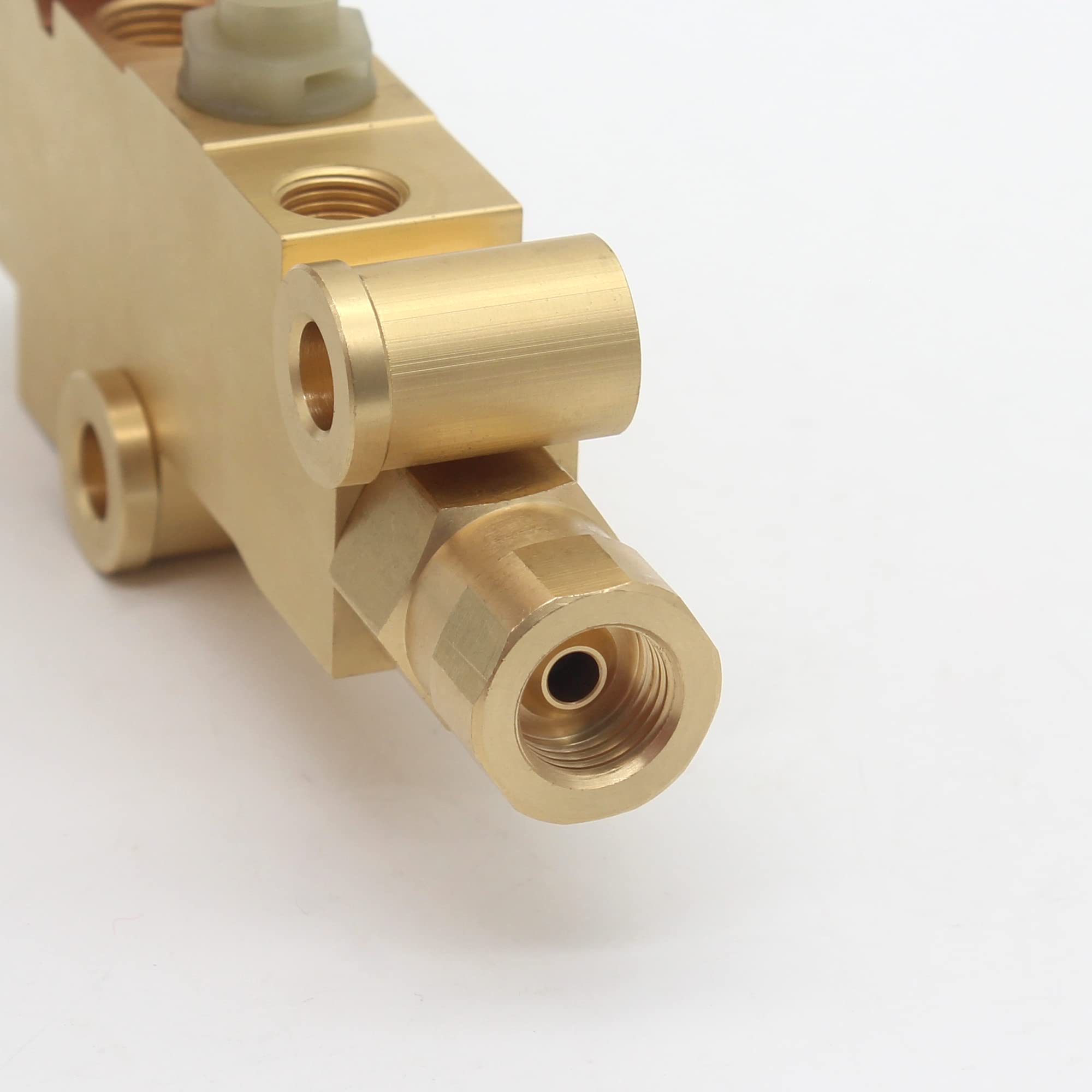 Ajantech PV2 Brake Proportioning Valve - Brass, Disc/Drum, Model 172-1353 for Ford, Chevy, GM Classic Cars & Trucks