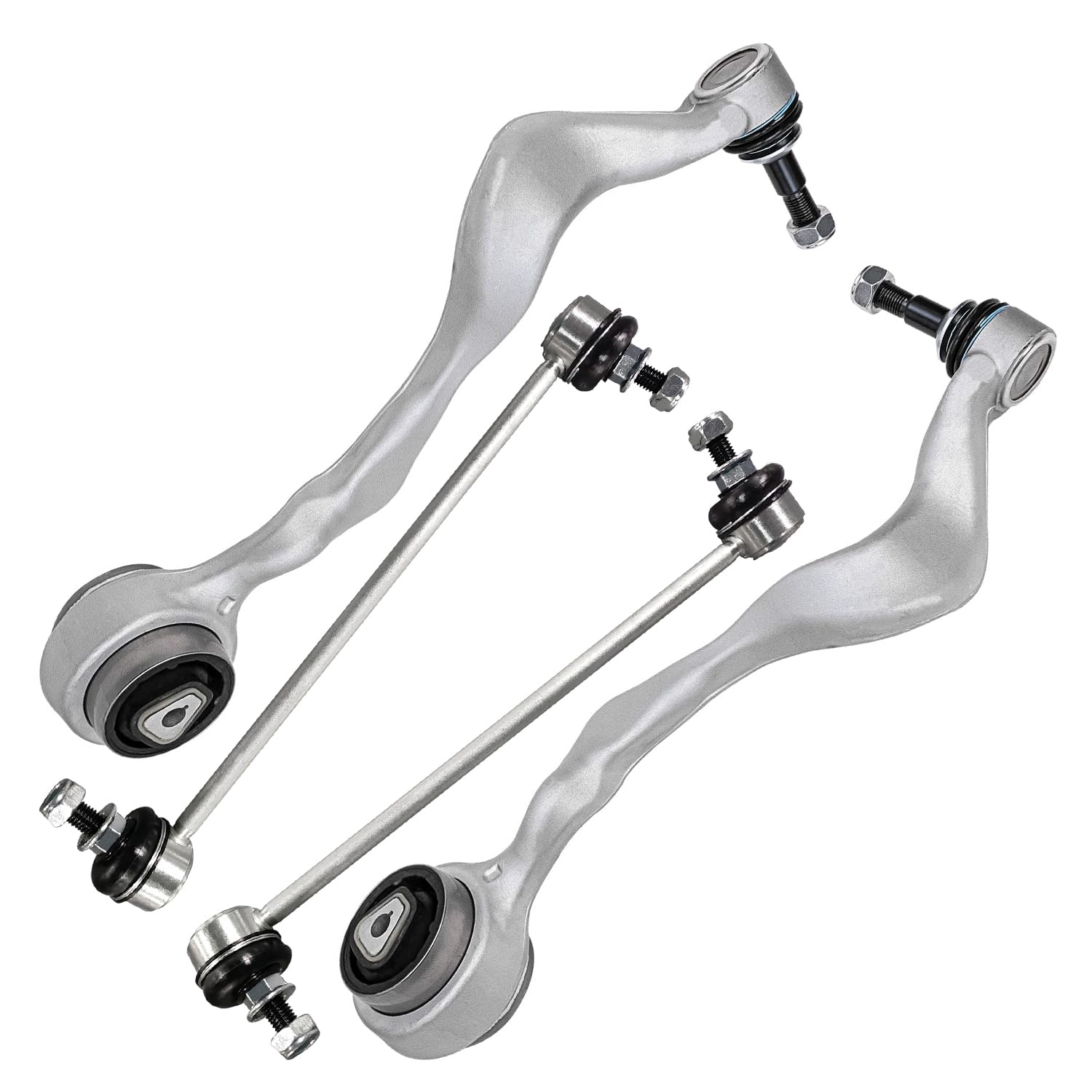Detroit Axle - 4pc Front End Control Arms Kit for BMW 128i 135i 323i 325i 328i 330i 335d 335i 335is X1 Z4 2 Lower Forward Contro