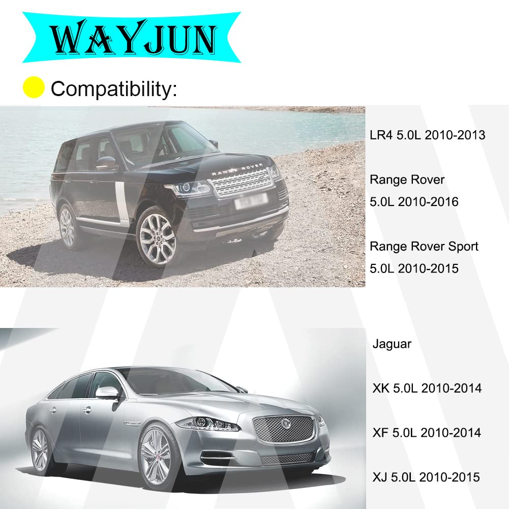 WayJun PCV Vavle Cover with Membrane kit (1 Pcs) Compatible for LR4 Range Rover & Sport Jaguar XF XJ XK 3.0L 5.0L LR041443