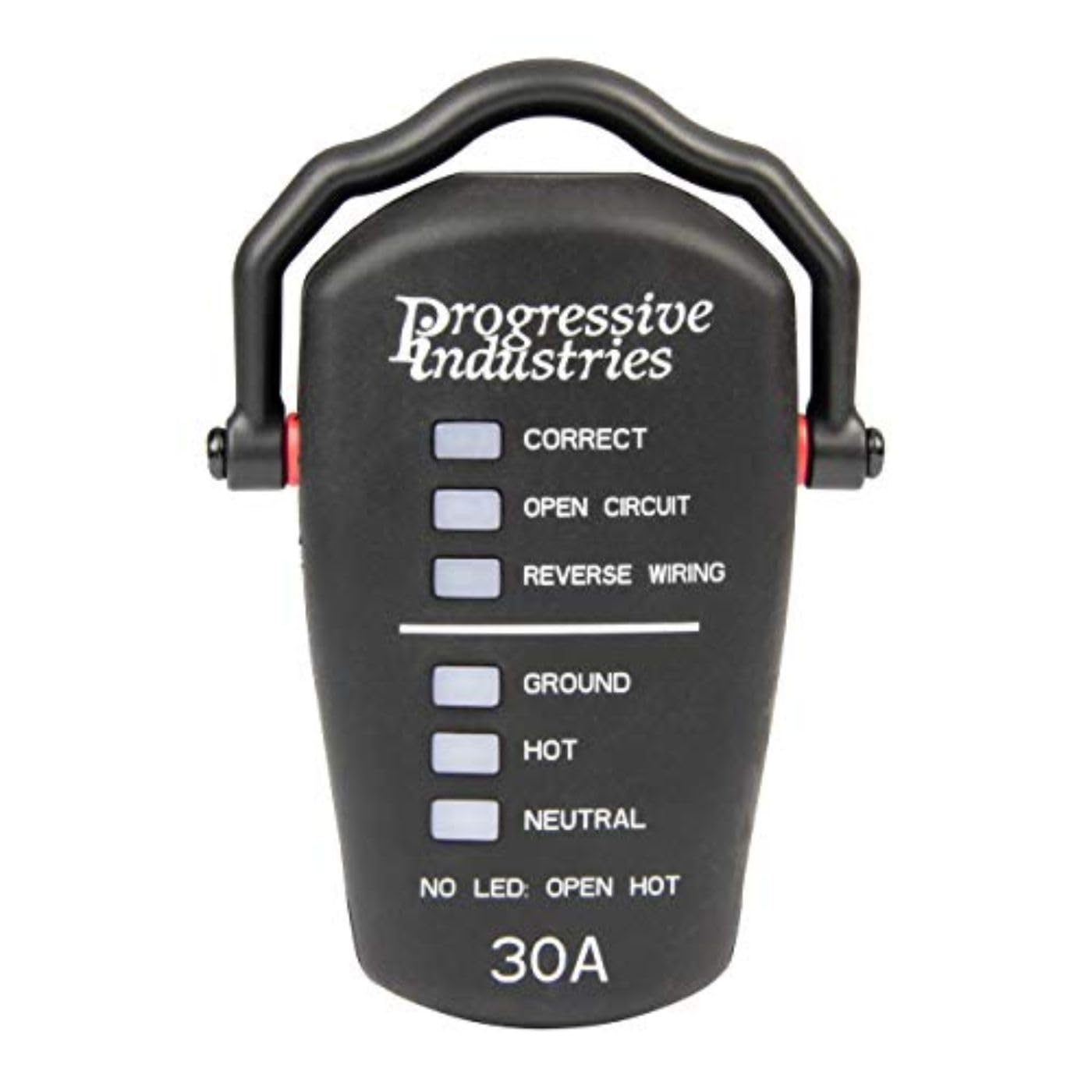 Progressive Industries 30 Amp RV Receptacle Tester RRT-30 - One Size, Durable Material, Easy to Use