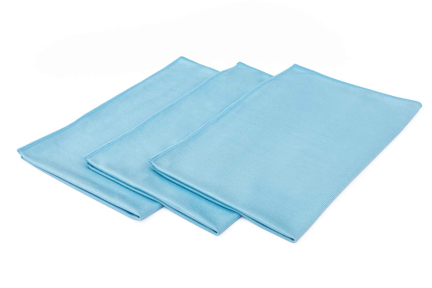 The Rag Company - Premium Window, Glass, Mirror & Chrome Detailing Towels - Professional Korean 70/30 Microfiber Blend, Lint-Fre