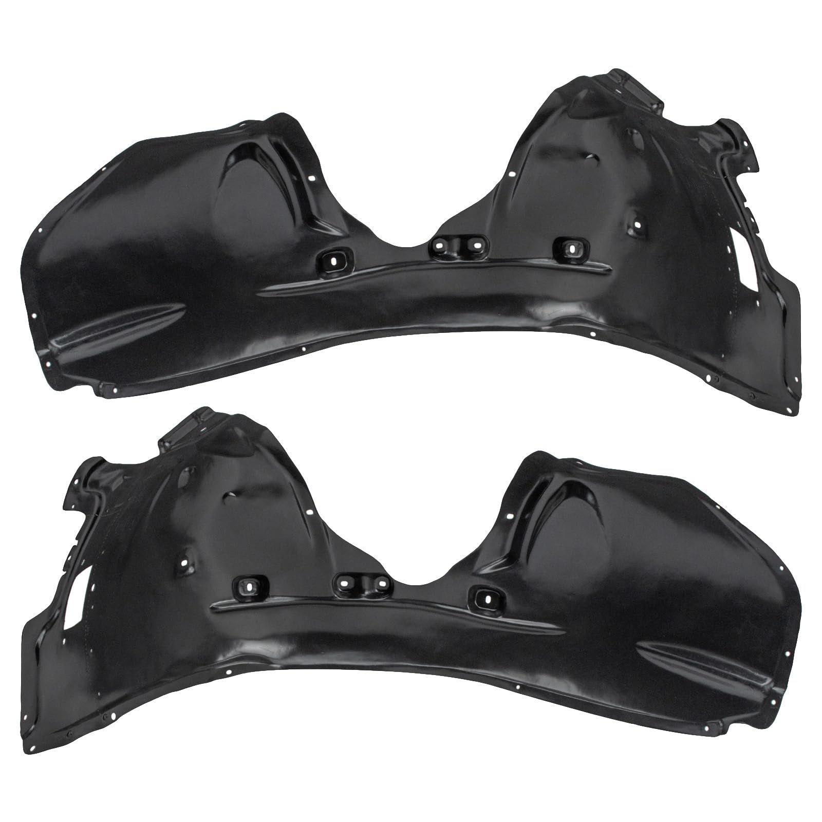 Trq Inner Fender Liner Set Compatible With 2015-2022 Dodge Charger Ch1248171 Ch1249171