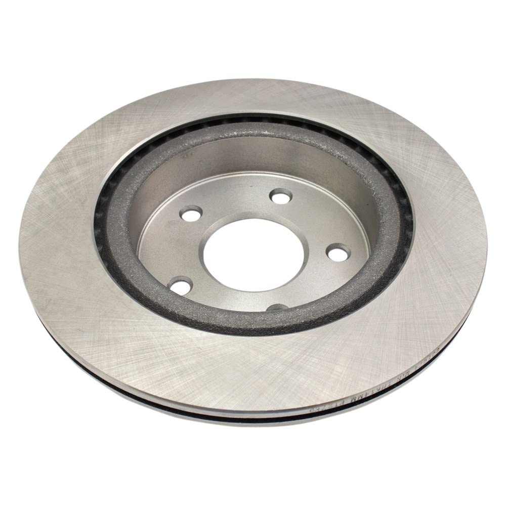 Trq Rear Brake Rotors Set Vented Compatible With 2018-2019 Nissan Leaf Rogue 2019 Rogue Sport