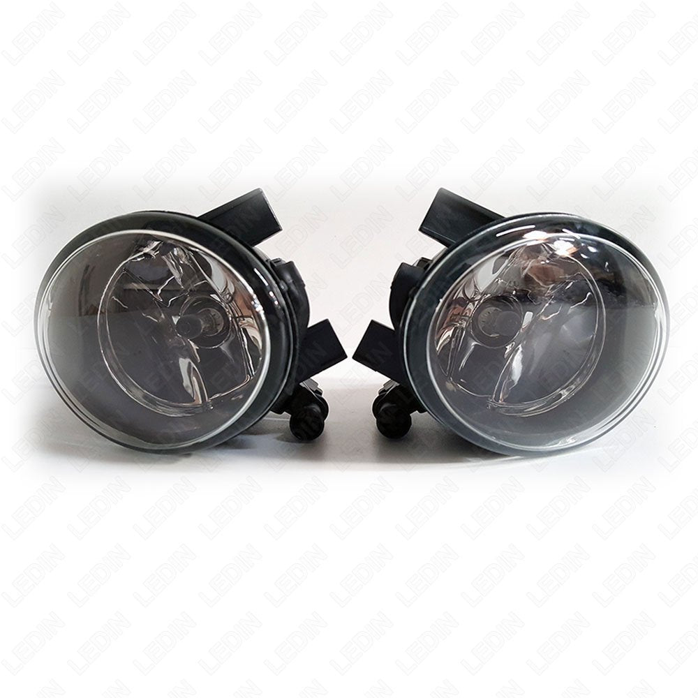 Ledin Fog Lights Compatible For 2010-2014 Golf Mk6 Jetta (Oe Style Clear Lens With Switch, Wires, Bulbs, Bezels)