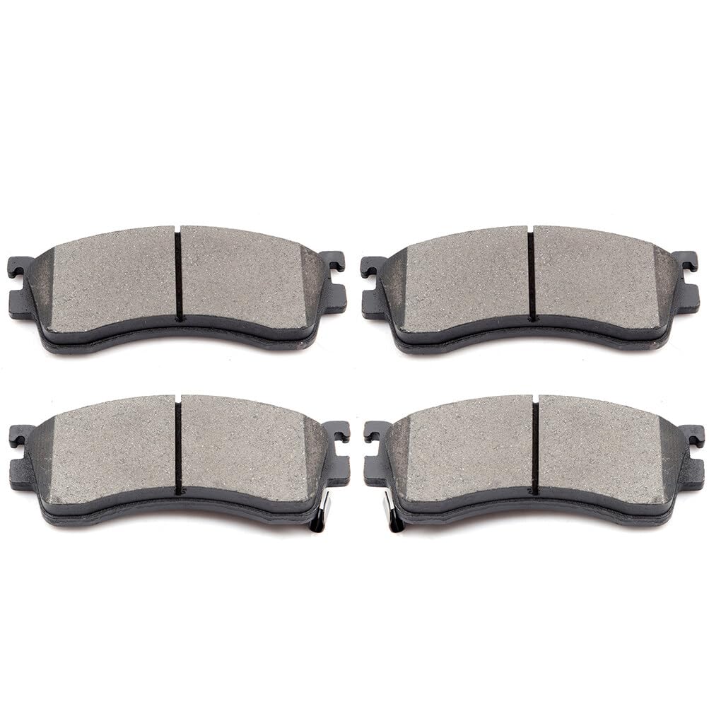 Cciyu D893 Front Ceramic Disc Brake Pads Kit - 4Pcs For Ford Probe 1993-1997, Mazda 626 1993-2002, Mx-6 1993-1997, Protege 1999-