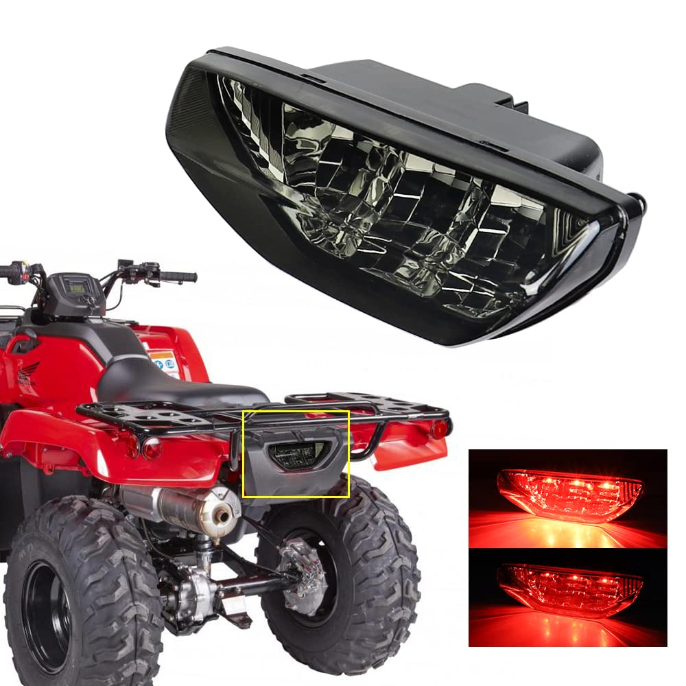 Cavauu Atv Motorcycle Led Tail Light Waterproof Honda Trx Led Brake Lamp Replaces# 33700-Hn1-A71 Compatible With Honda Trx 250 3