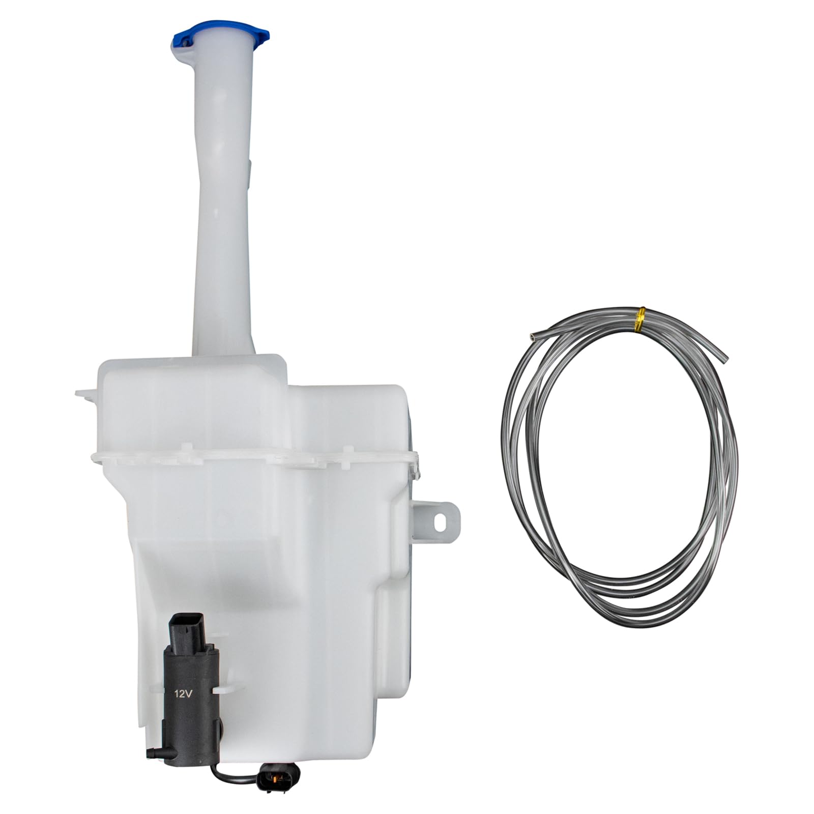 Trq Windshield Washer Reservoir Compatible With 2012-2017 Hyundai Azera 2011-2015 Sonata Hy1288108