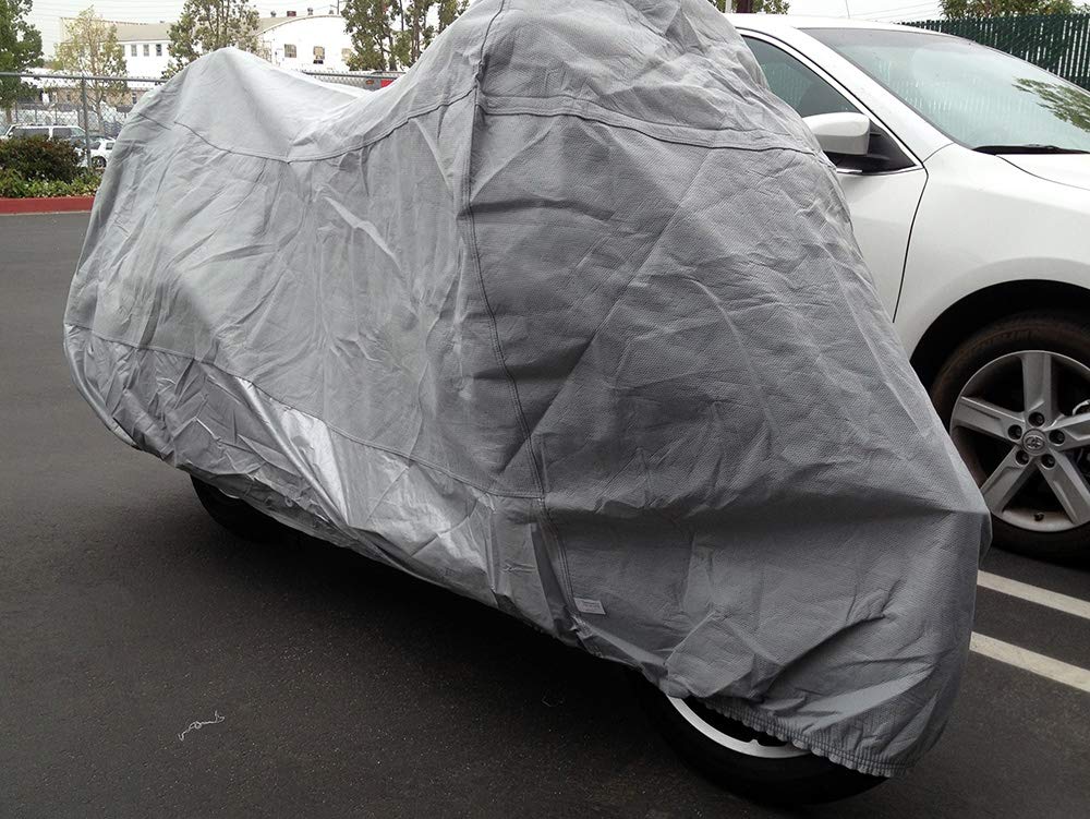 CarsCover Ultrashield Heavy Duty Waterproof Motorcycle Cover for Harley Davidson Touring Road Glide and Street Glide Bike HD Cov