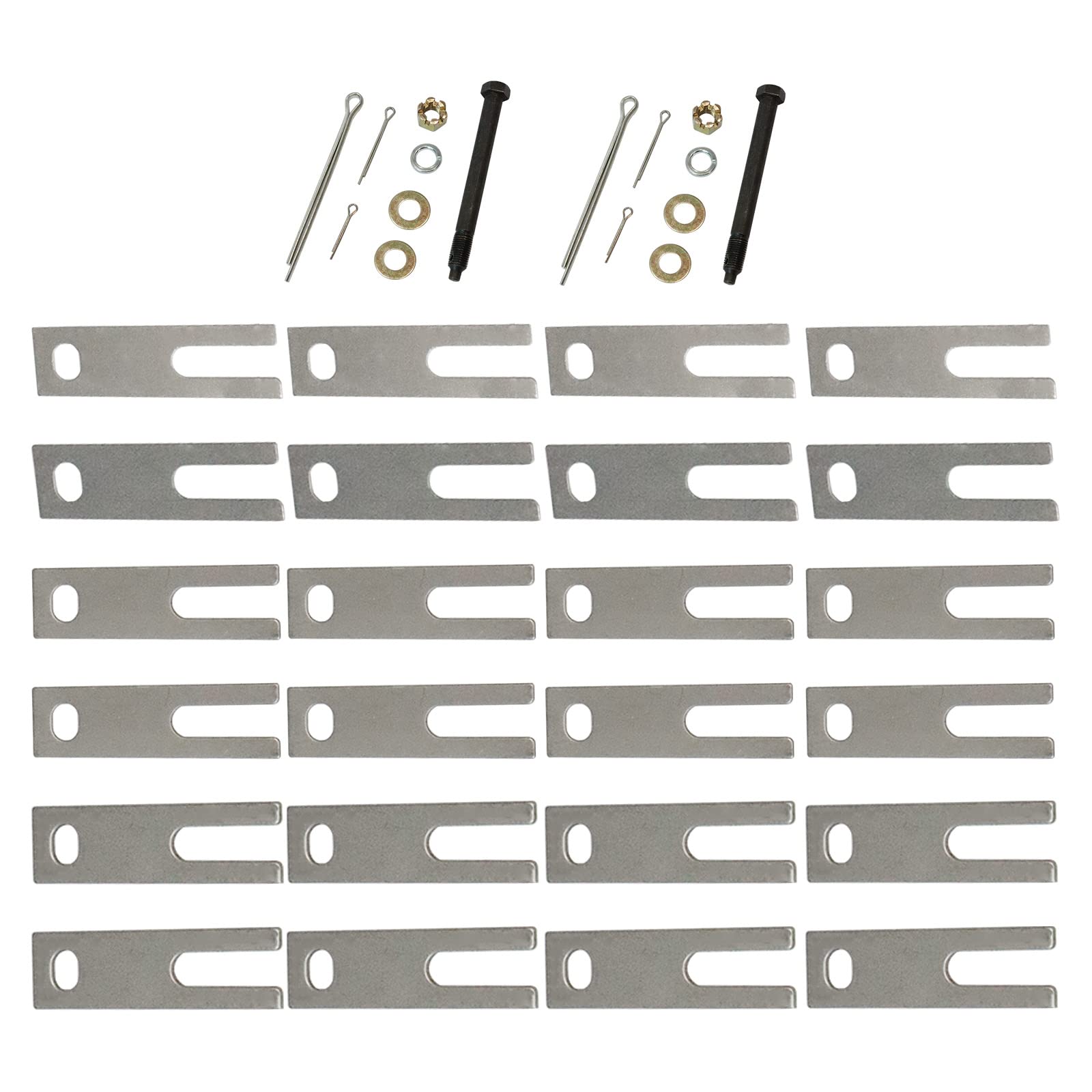 LAFORMO Stainless Steel Trailing Arm Shim Kit with Hardware for 1963-1982 Chevy Corvette - Durable, Rust-Resistant Design