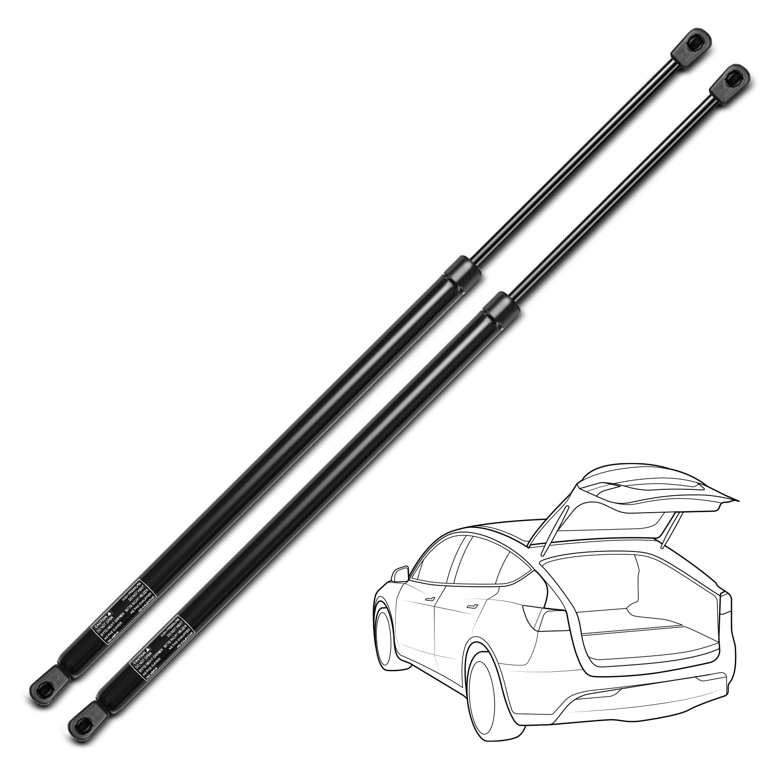 Set Of 2 Rear Liftgate Lift Supports Struts Gas Spring Shocks Replacement For 2005 2006 Chevrolet Suburban 1500 2500 Tahoe Gmc Y