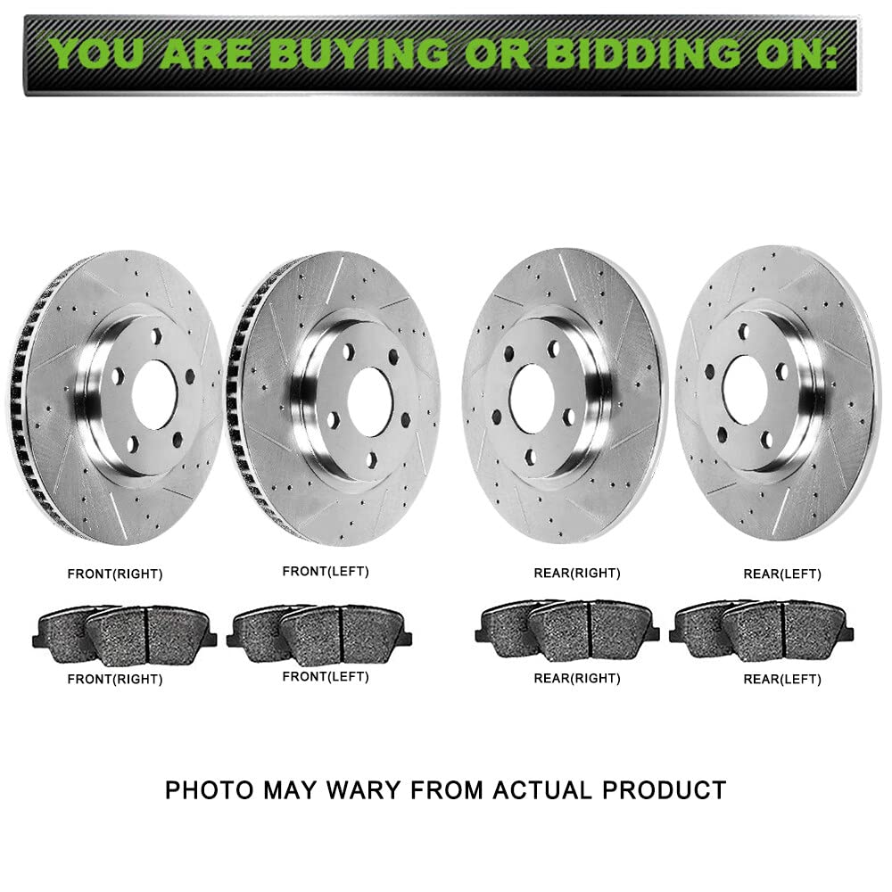 Automuto 4Pcs Front Ceramic Disc Brake Pads Set D1210 For Lexus Hs250H For Pontiac Vibe For Scion Xb Xd For Toyota Corolla Matri