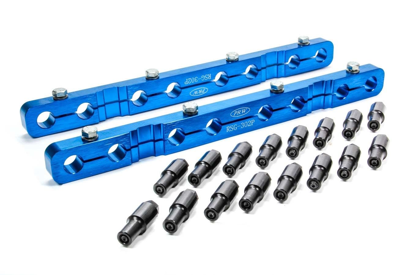 PRW 1530200 Billet Aluminum Stud Girdle Solid Bar with 3/8 RockerLoc for Ford 260-351W 1962-01