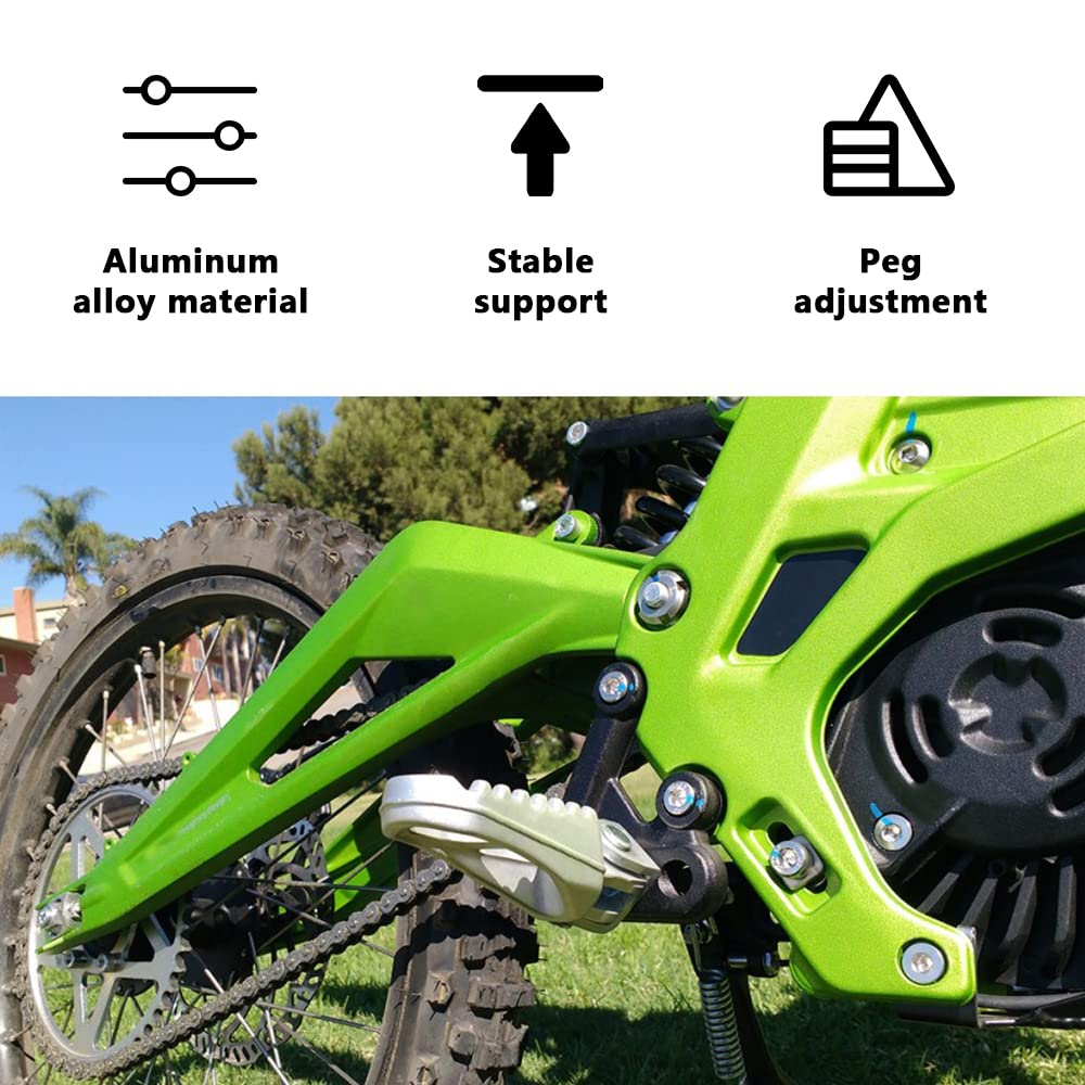 Motorcycle Footbracket Sur Ron Foot Pegs Bracket CNC Billet T6-6061 Aluminum Dirt Bike Foot Rest Bracket For Light Bee Sur-Ron X