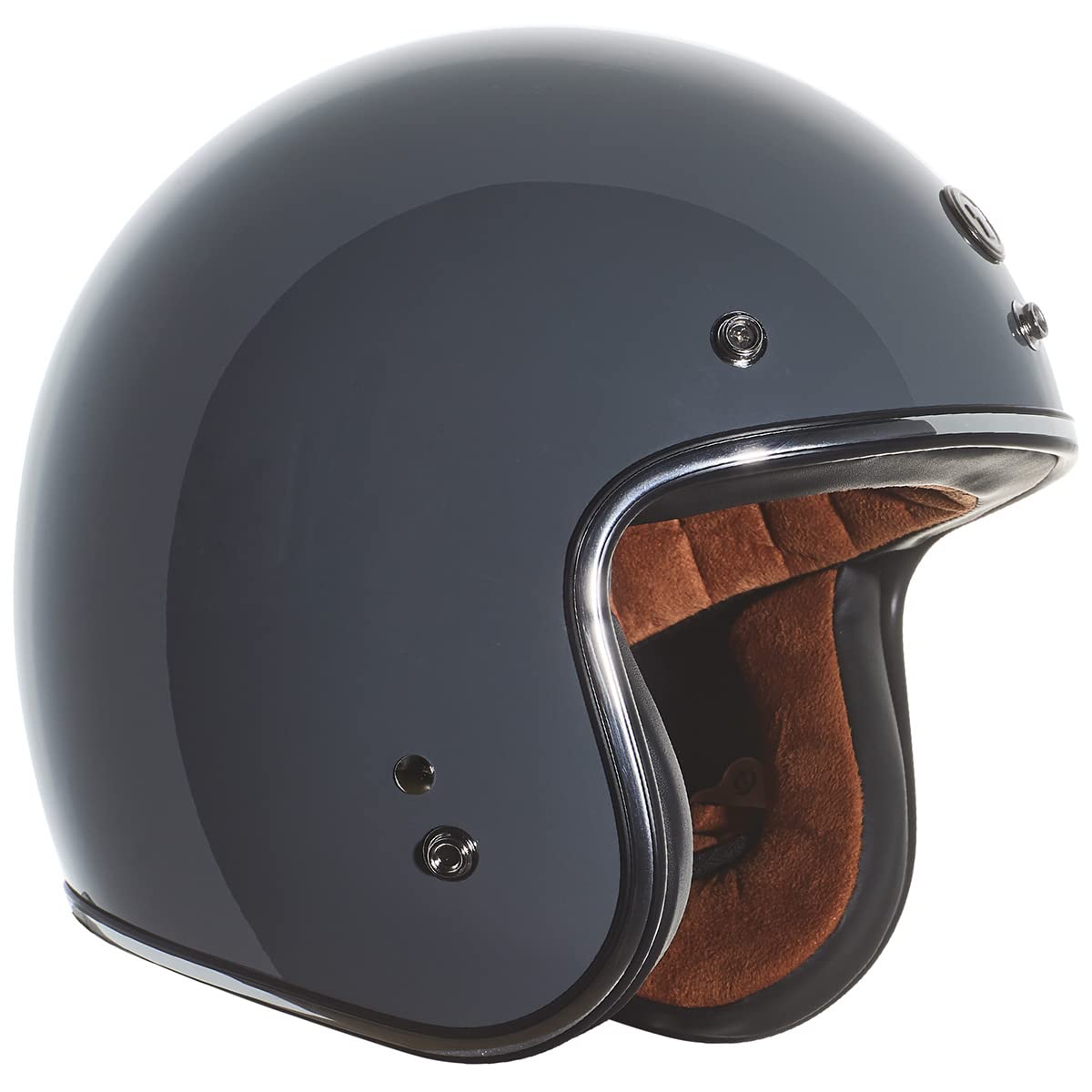 Torc T50/Del Mar Open Face 3/4 Motorcycle Helmet With Color/Graphic Dot Approved (Gloss Grey Nardo, X-Large)