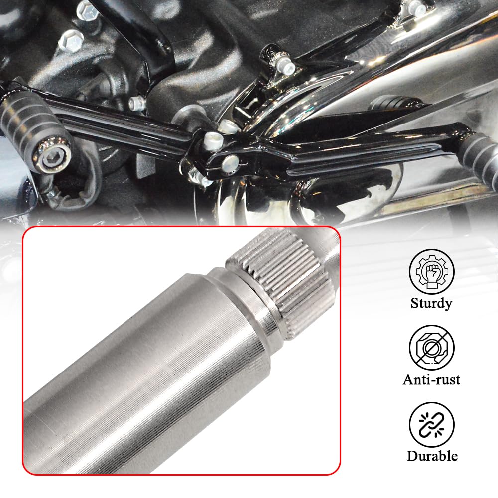 Wowtk Inner Steel Shifter Lever Shaft Fits For Harley Touring Electra Glide Road Glide Road King Street Glide Ultra Limited Cvo