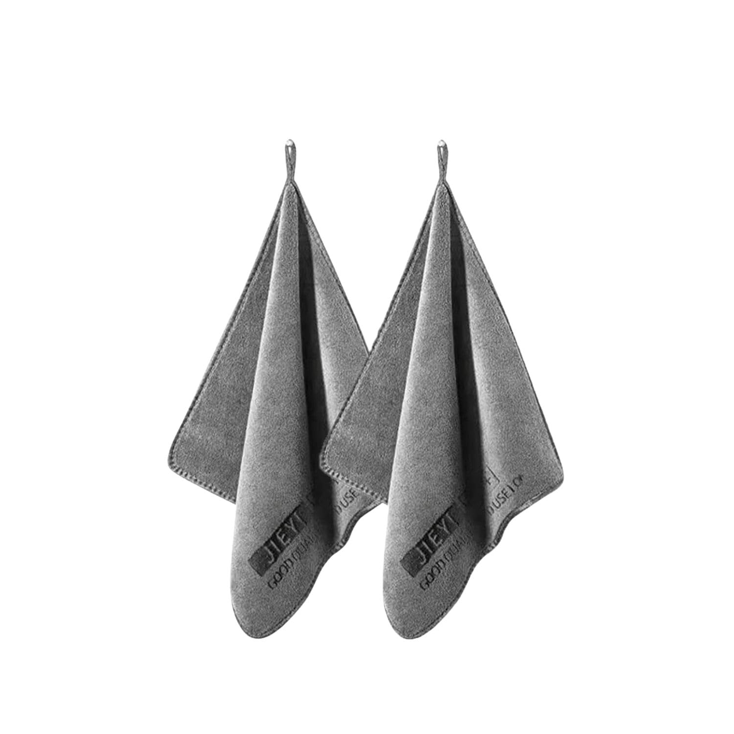 FS COOL Microfiber Cloth  30x30 cm  340 GSM Grey Thick Lint & StreakFree Multipurpose Cloths  Automotive Microfibre Towels 