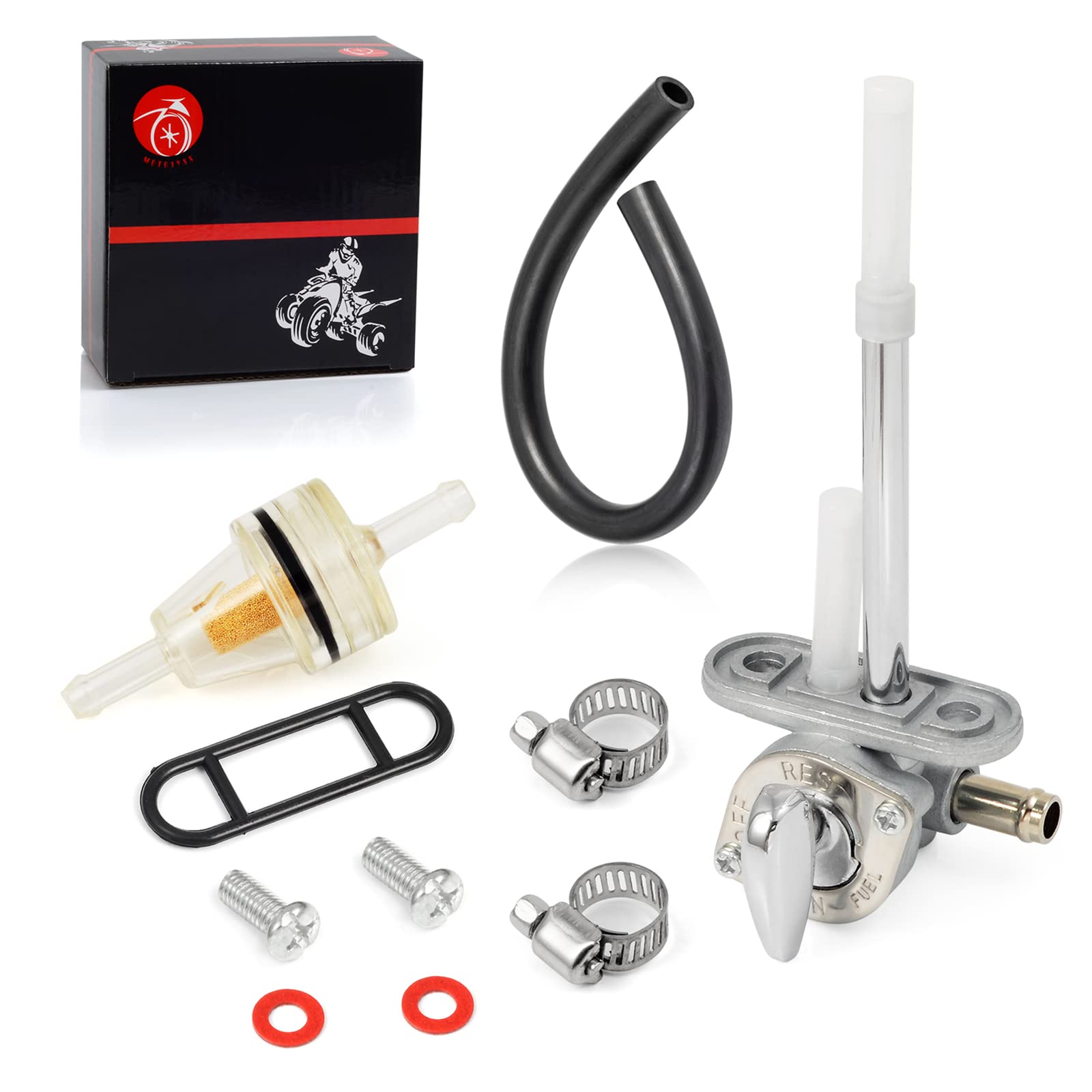 Fuel Valve Petcock for YAMAHA Bear Tracker 250 Big Bear 250 YFM250X YFM250B Timberwolf 250 YFB250 Big Bear 400 Bruin 250 3JN-245