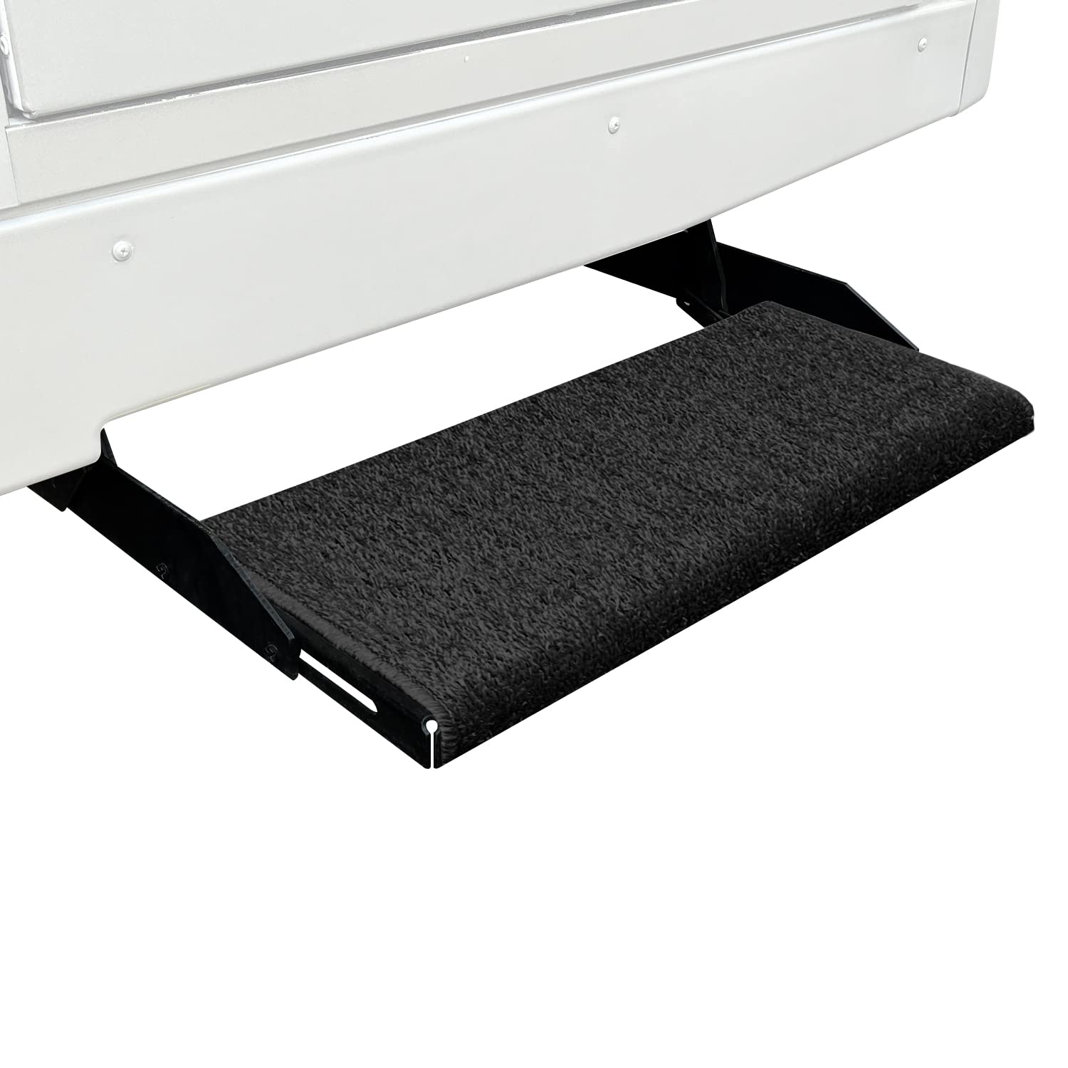 Prest-O-Fit (2-0050) Black 23'' Jumbo Wraparound RV Step Rug