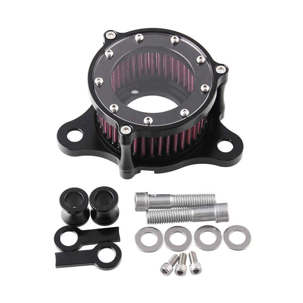 Air Cleaner Intake Filter System Kit For Harley Davidson Sportster XL883 XL883N XL883R XL883P XL1200 XL1200L XL1200X Iron 883 Fo