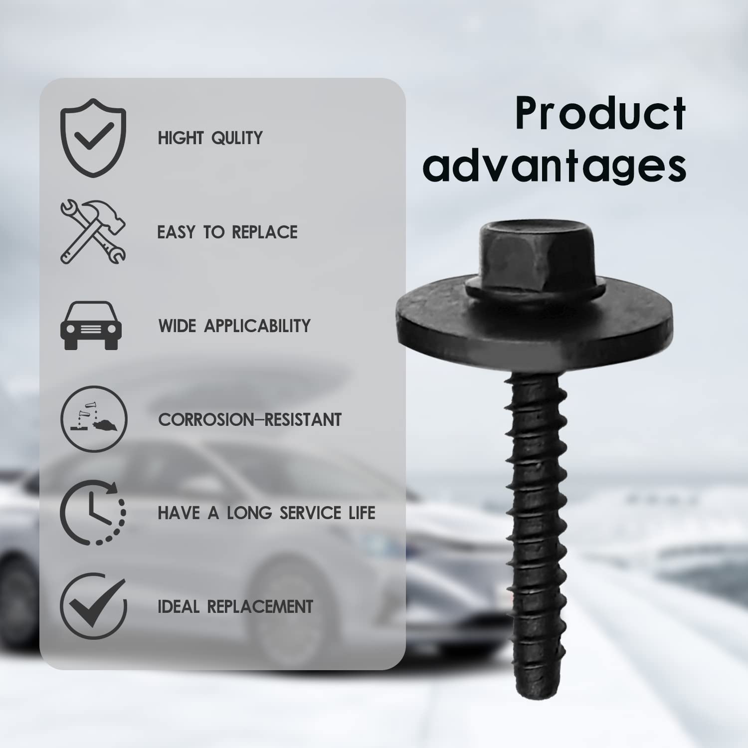 20pcs Fender Wheelhouse CD Console Bolt Screw Compatible with GM, Chevrolet, Camaro, Colorado,Cadillac, Buick,Cruze, BMW 1157049