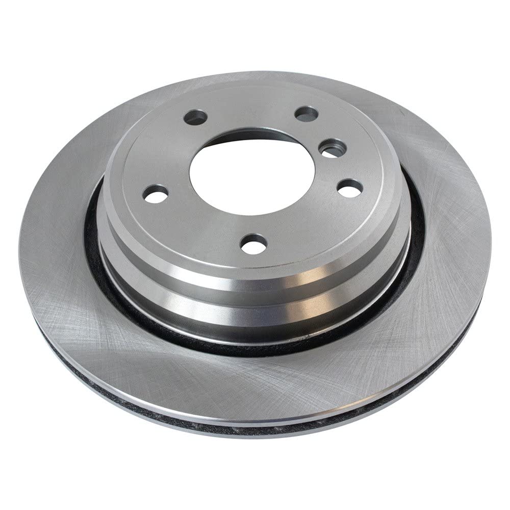 Trq Rear Brake Rotors Set Vented Compatible With 2001-2003 Bmw 525I 1997-2000 528I 530I 1997-2003 540I