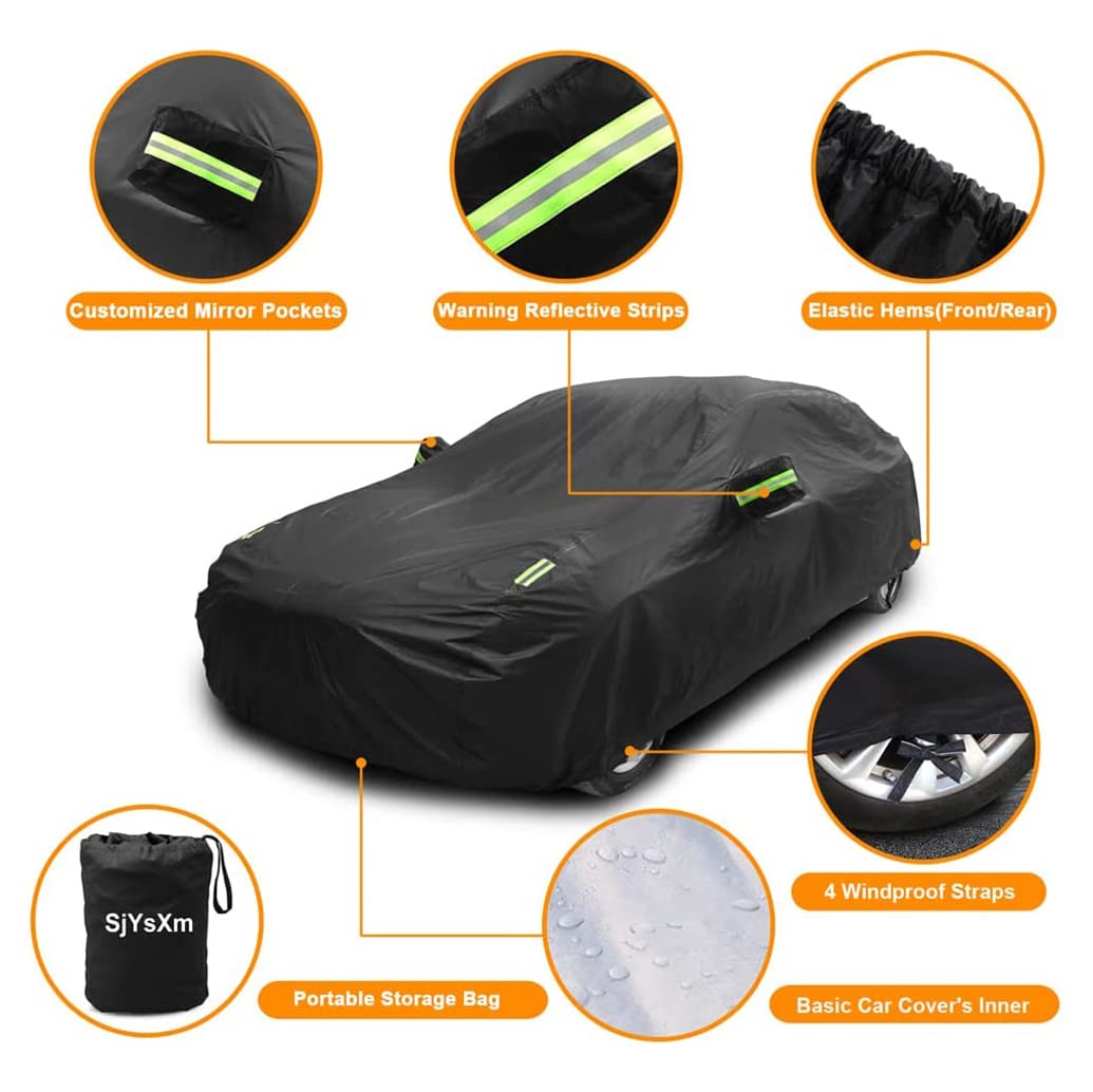 Sjysxm Custom Car Cover Compatible With Chevrolet Corvette C8 2020-2025, Waterproof All Weather Car Cover For Outdoor Indoor, Ra