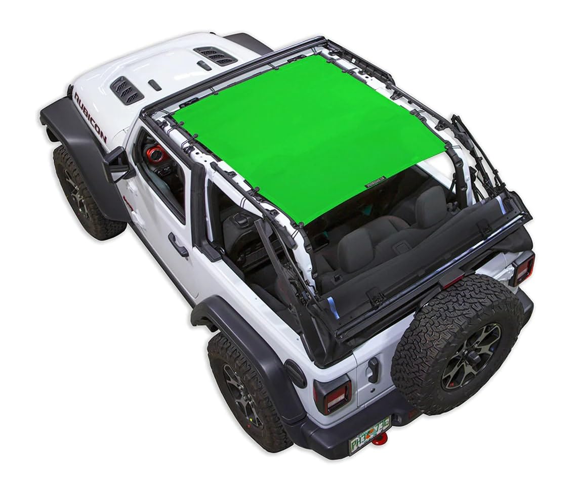 Spiderwebshade Mesh Sun Shade Top Compatible With Jeep Wrangler Jl 2 Door 2018 Until Current All Trims Made In The Usa For Vehic