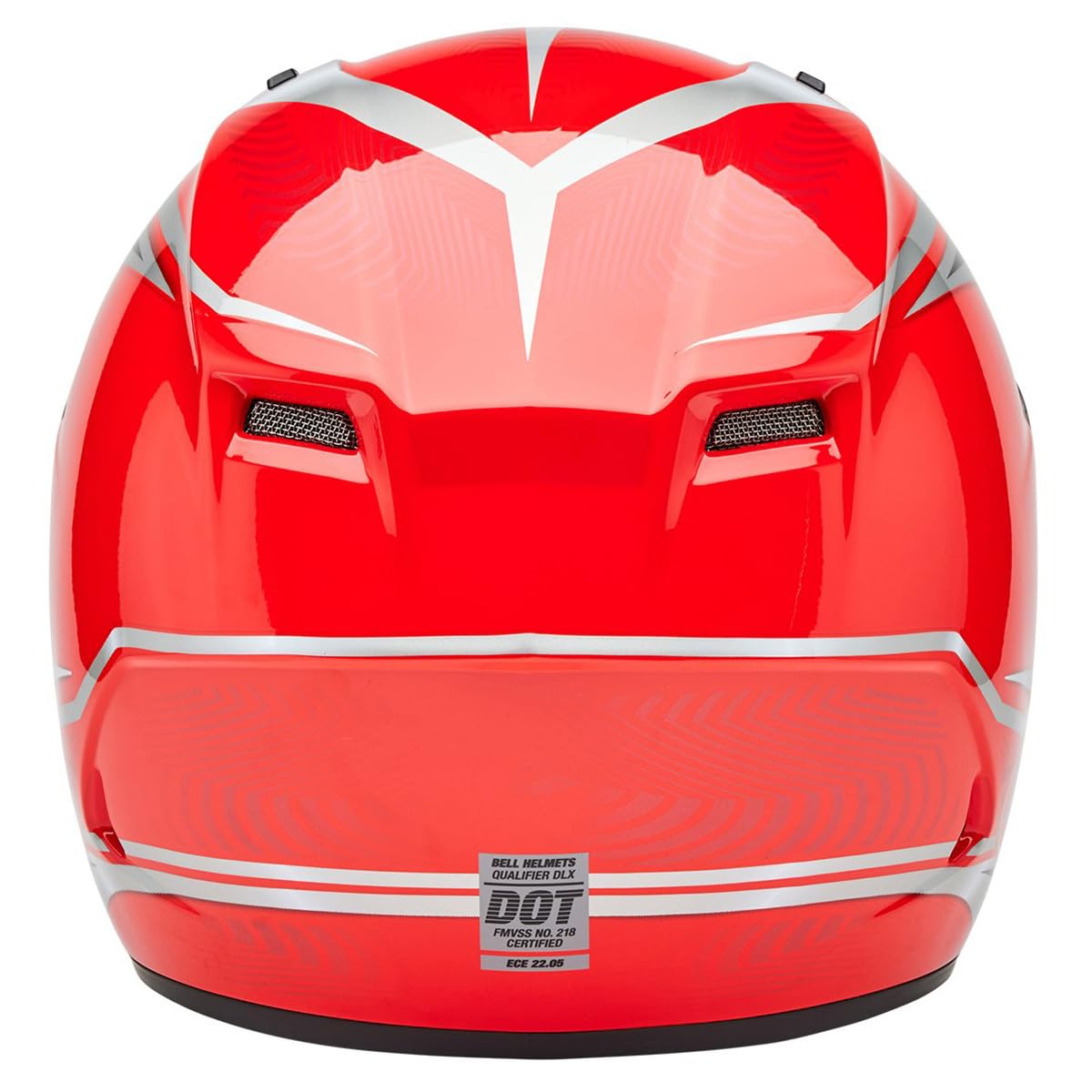 Bell Qualifier Full-Face Motorcycle Helmet (Gloss Conduit Charcoal/Candy Red - Medium)